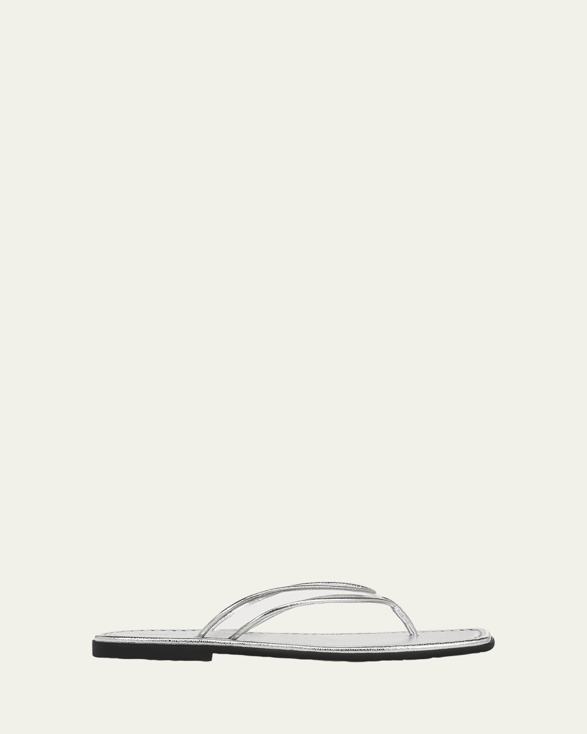 Veronica Beard Clea Metallic Leather Jelly Thong Sandals | Thumbnail 3 Veronica Beard Clea Metallic Leather Jelly Thong Sandals | Thumbnail 3