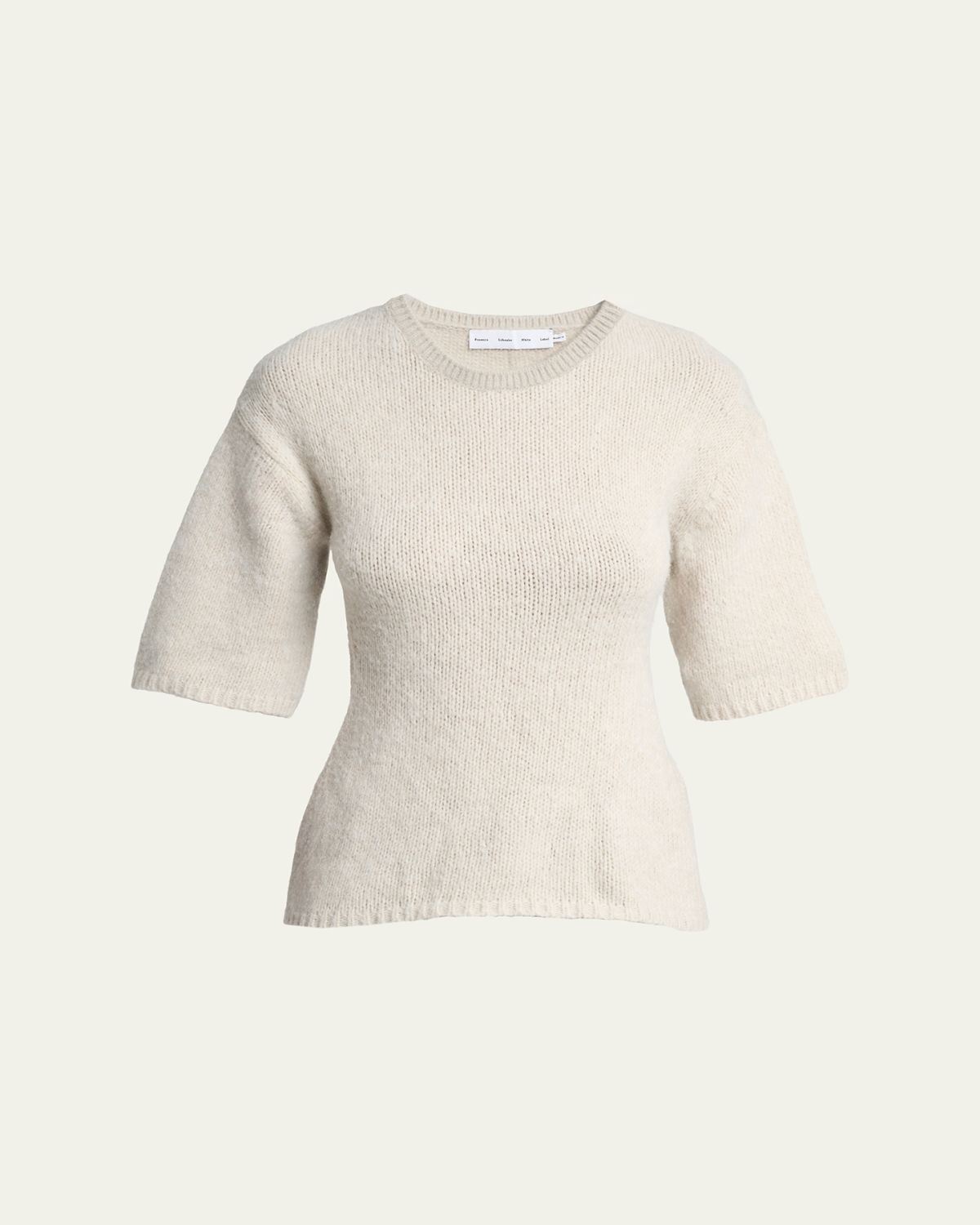 Proenza Schouler White Label Dana Cinched Short-Sleeve Sweater