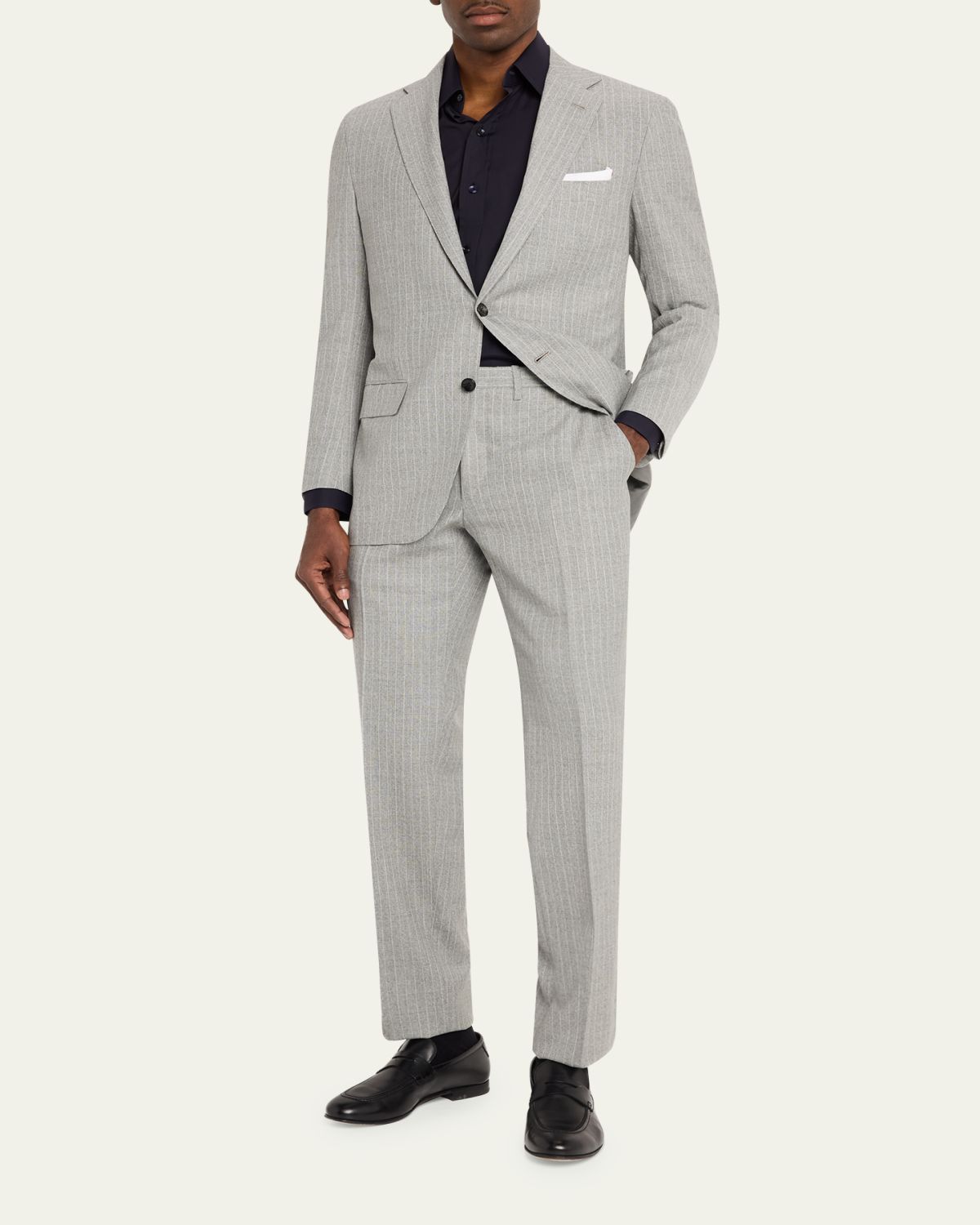 Kiton Wool Single-Breasted Suit