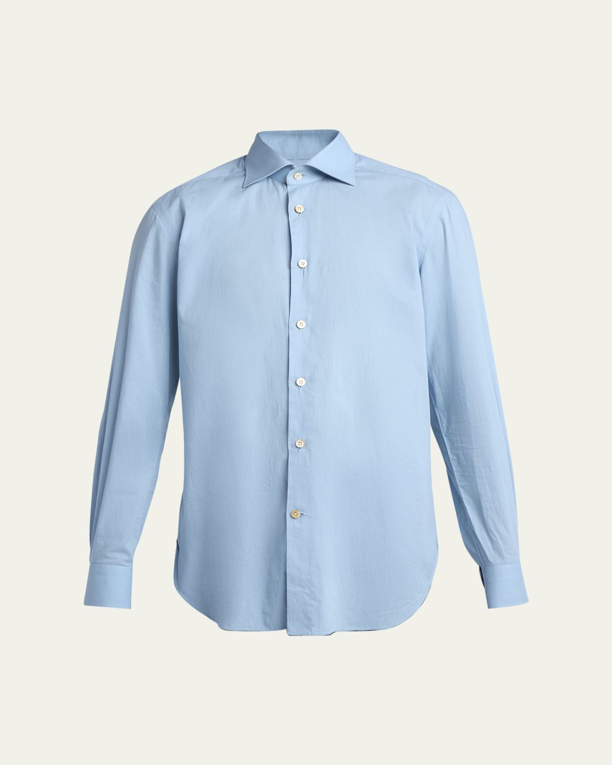 Kiton Men's Cotton Classic Fit Button-Down Shirt