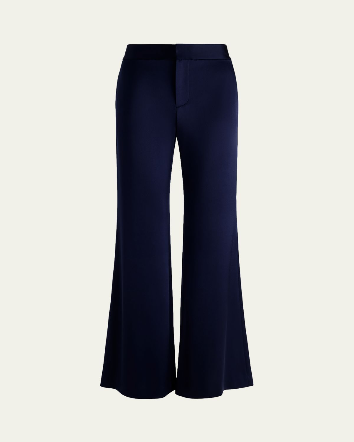 ALICE + OLIVIA Shane Satin Wide-Leg Pants