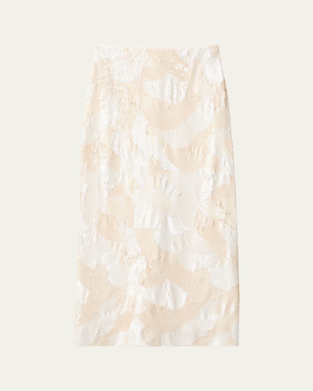 Lafayette 148 New York Straight Sequin Midi Skirt