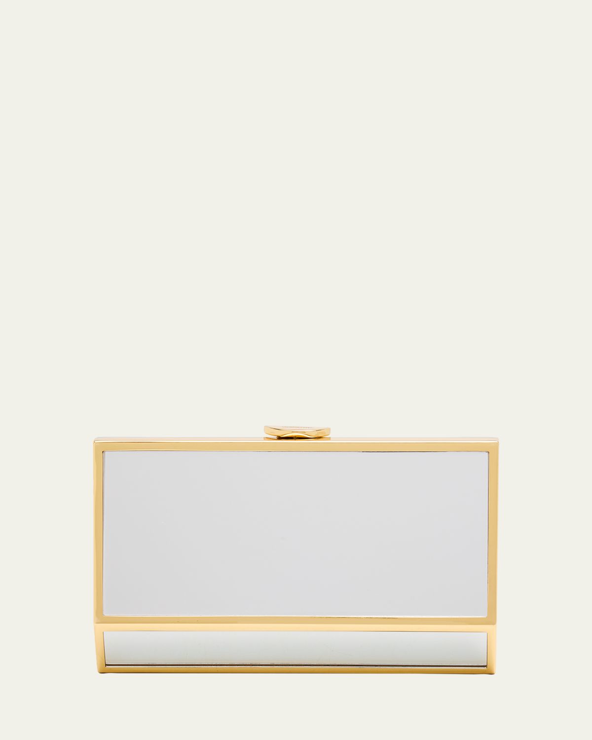 SIMKHAI Maddox Geometric Mirror Clutch Bag