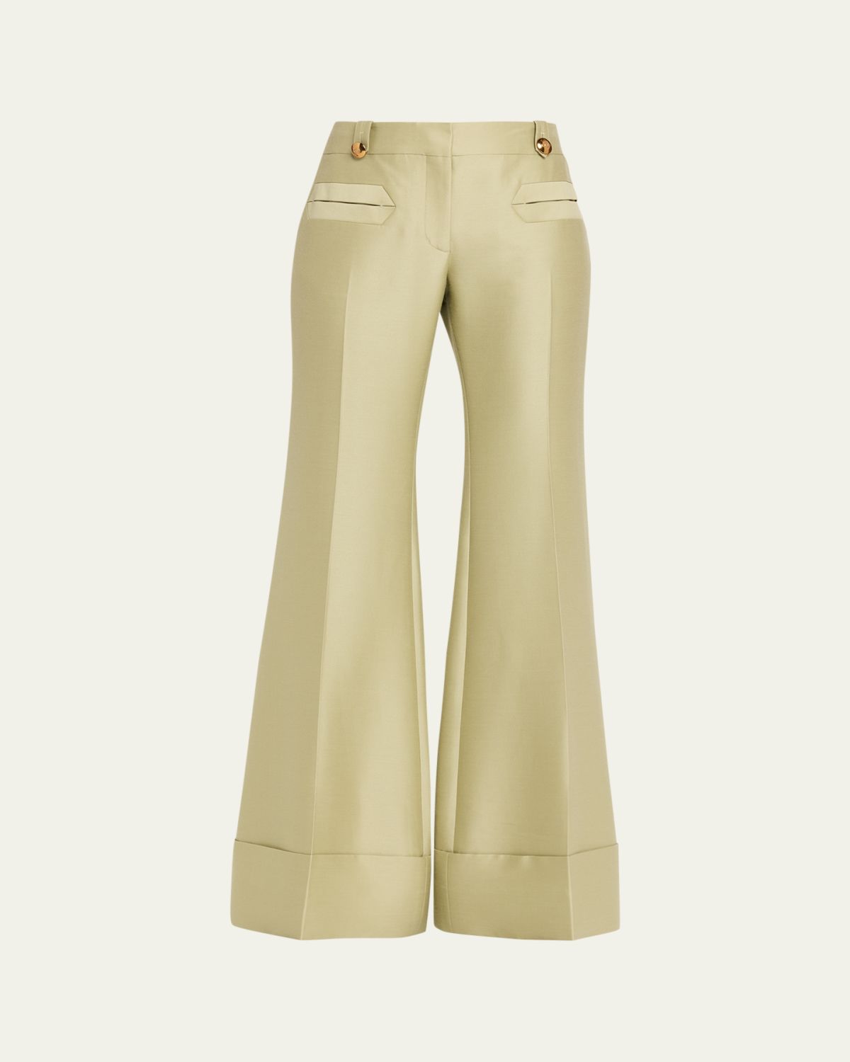 Zimmermann Rebellion Low-Rise Flare Pants