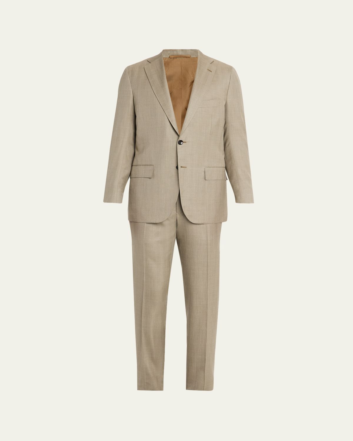 Kiton Men's Herringbone Two-Piece Suit