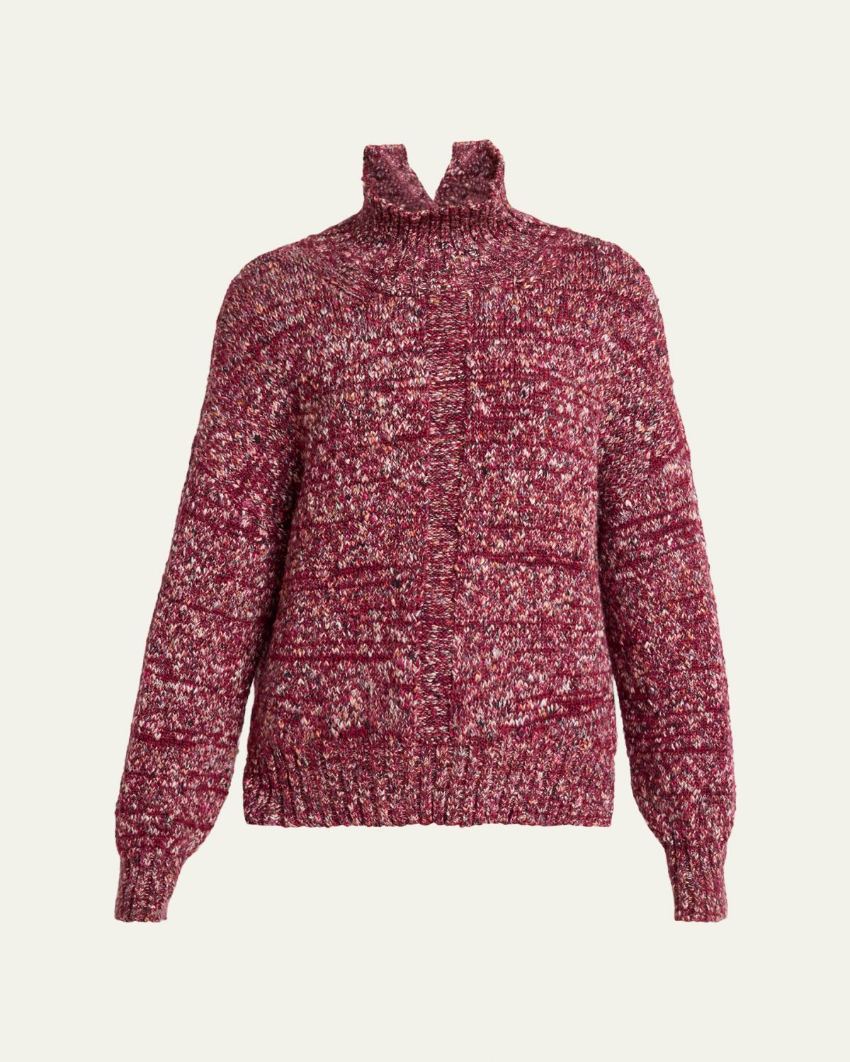 Proenza Schouler Sol Melange Knit Turtleneck Sweater