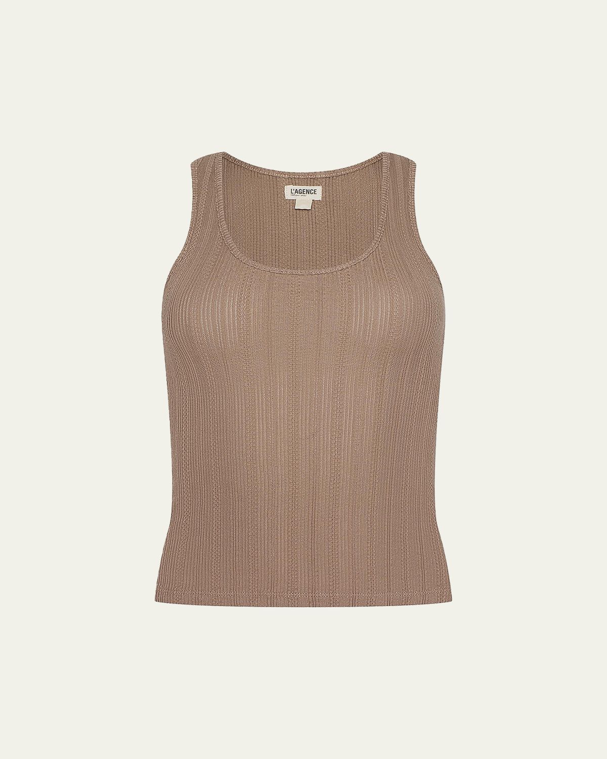 L'Agence Adira Pointelle Scoop-Neck Tee | Thumbnail 7 L'Agence Adira Pointelle Scoop-Neck Tee | Thumbnail 7