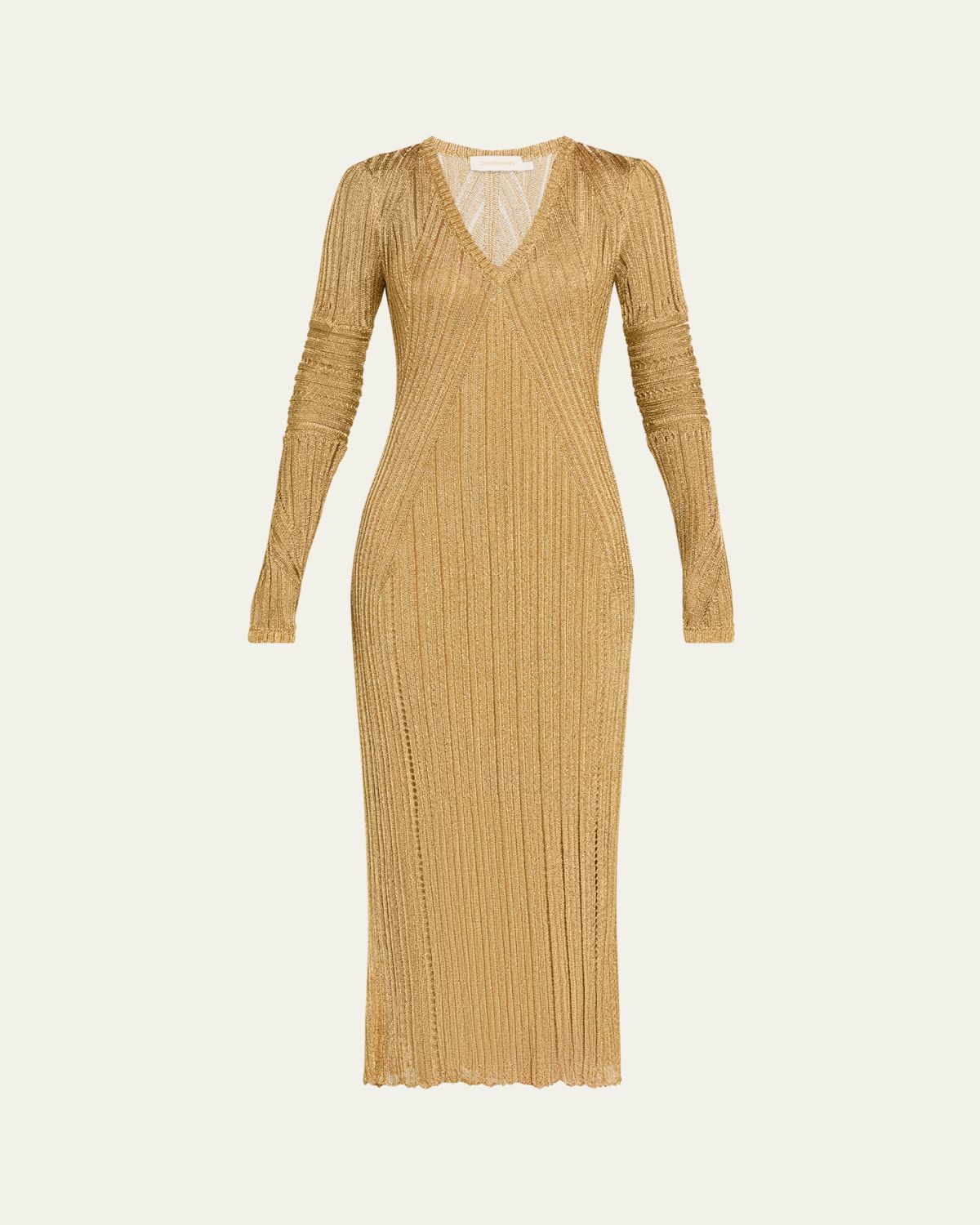 Zimmermann Rebellion Metallic Maxi Dress