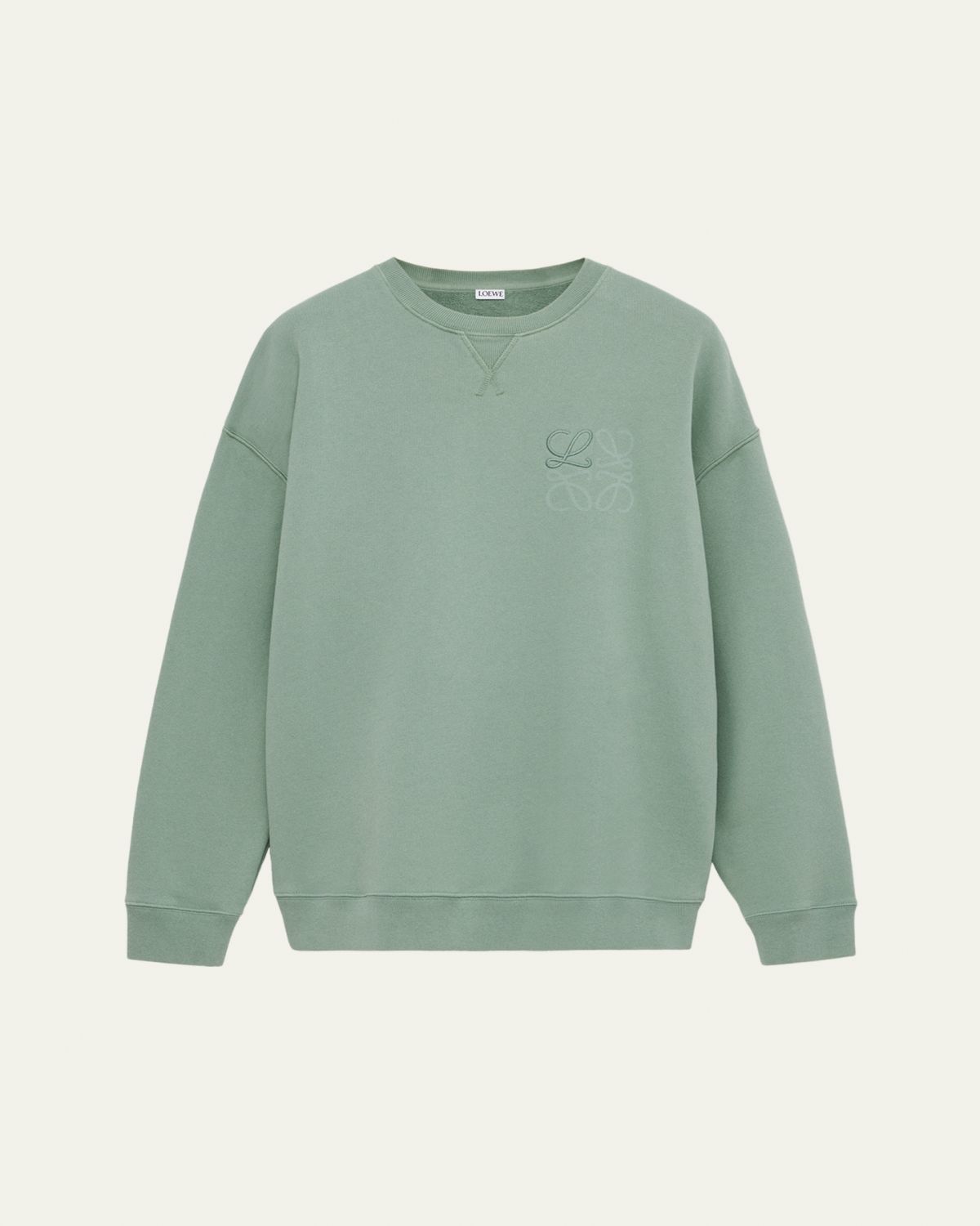 Loewe Men's Print-Embroidered Anagram Sweatshirt