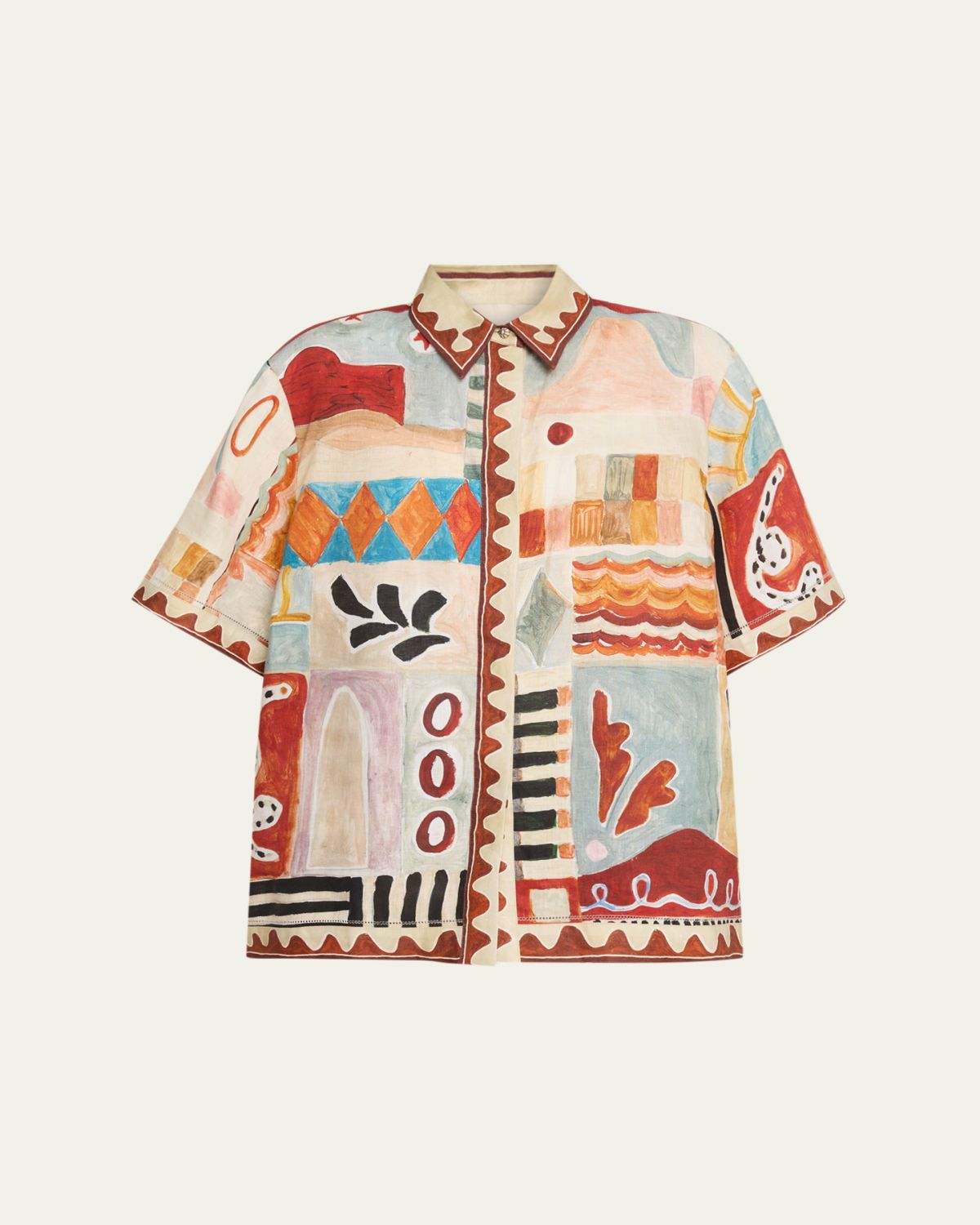 ALEMAIS Michelle Linen Shirt