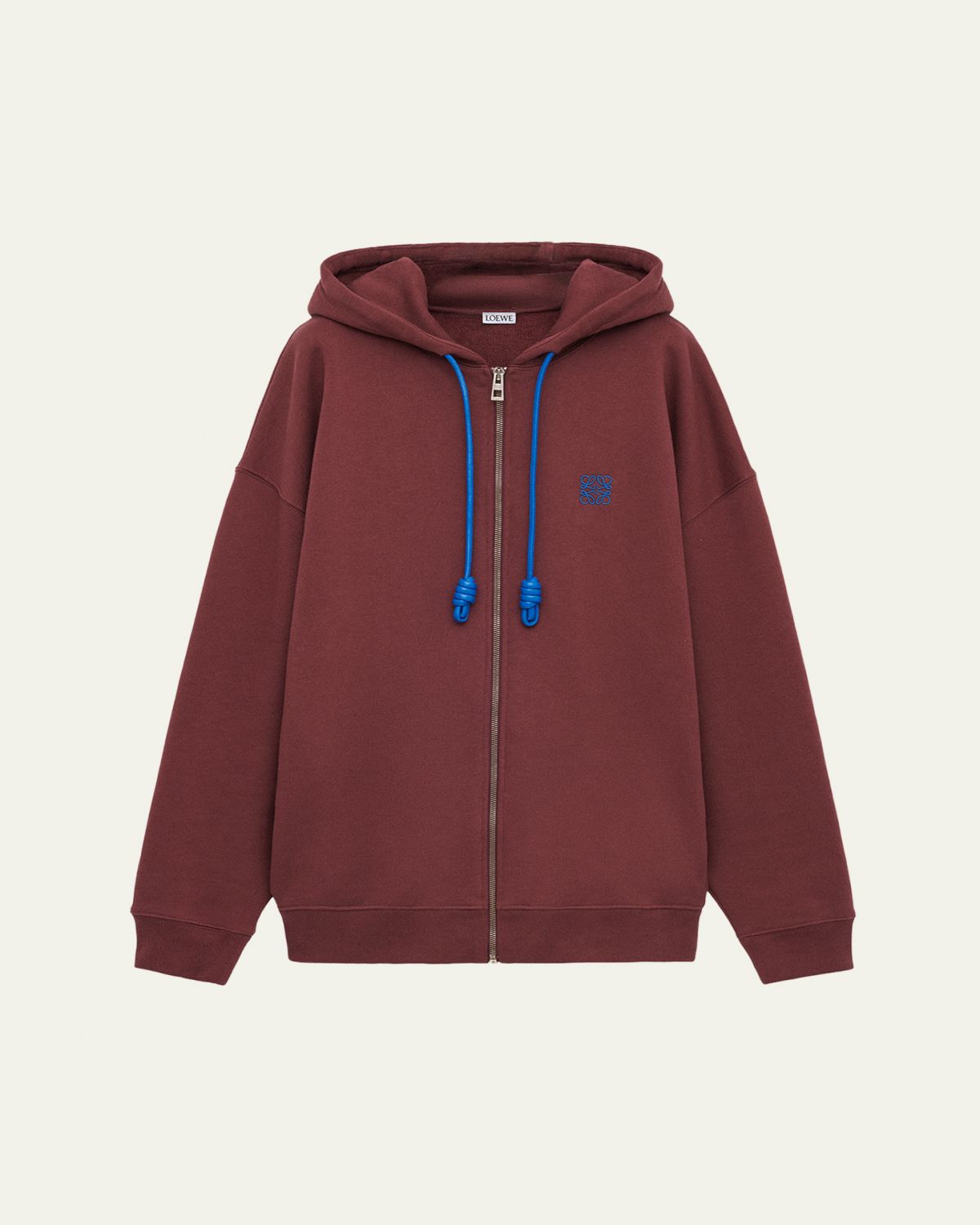 Loewe Men's Anagram Zip-Up Hoodie