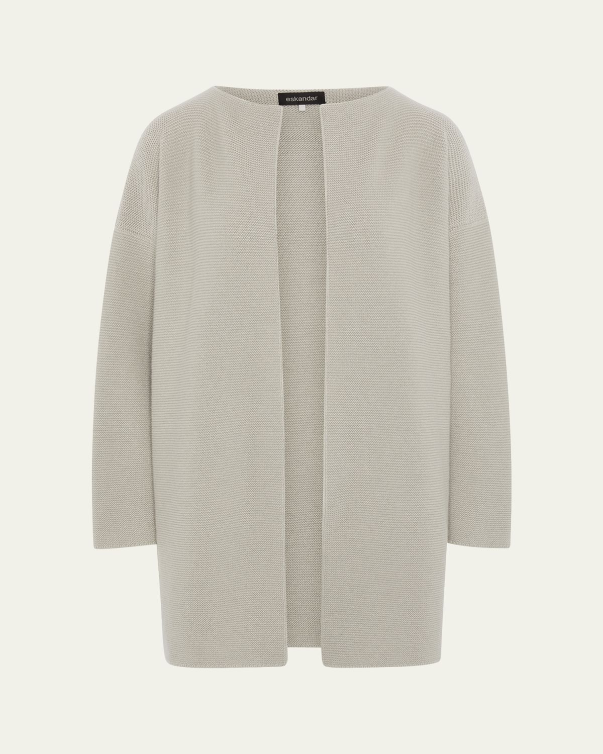 Eskandar Cashmere Small Jacket Coat Cardigan - Long Length