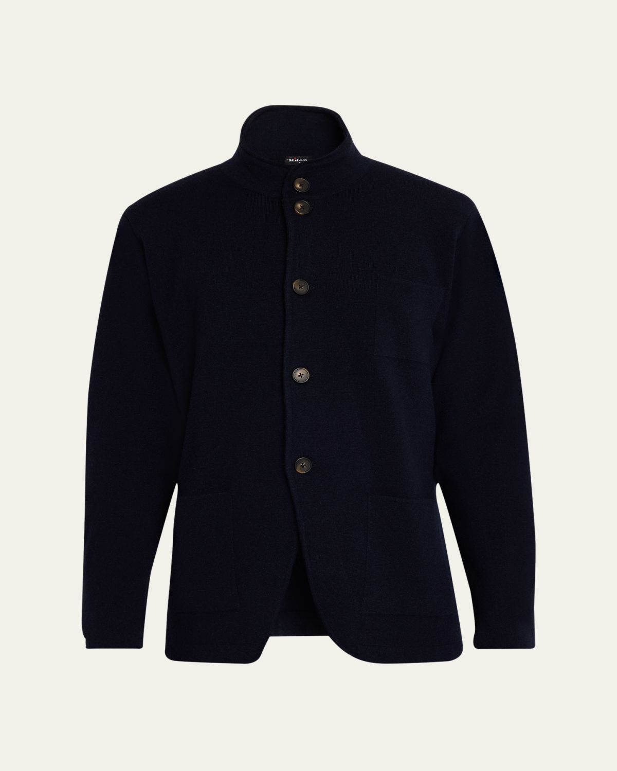 Kiton Men's Cashmere Knit Jacket