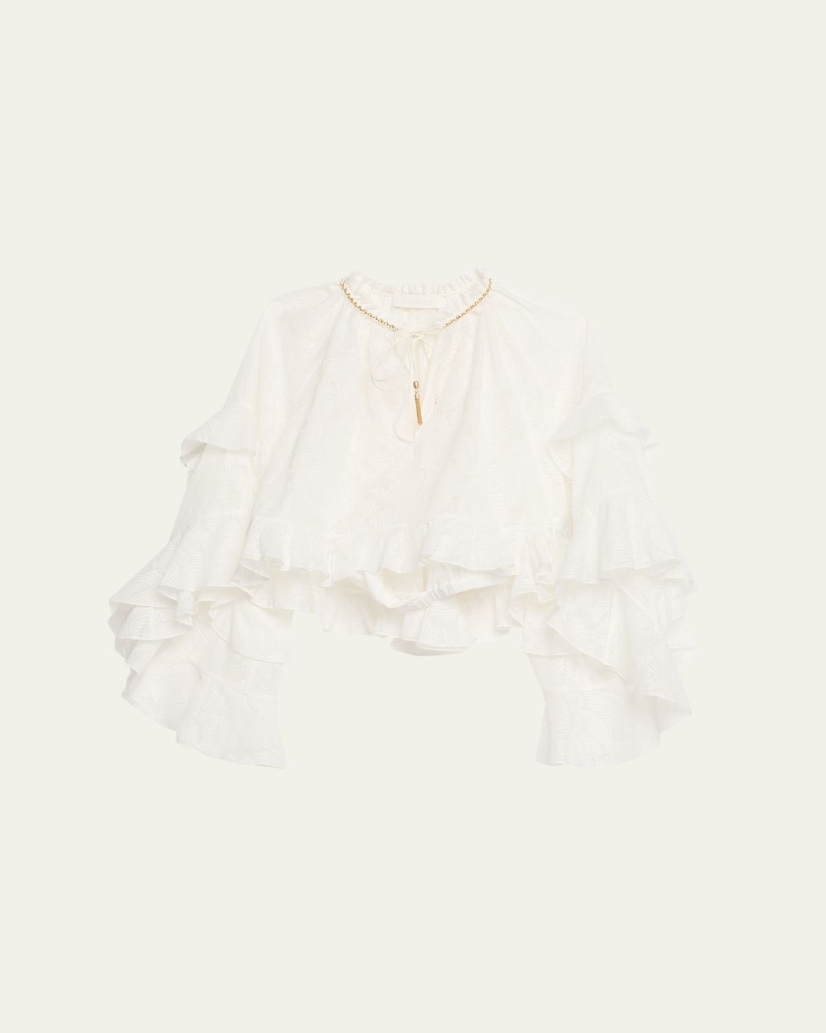 Zimmermann Daylight Ruffle Blouse