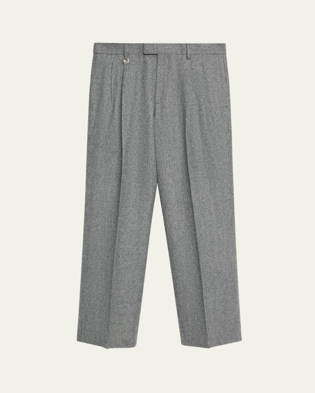 Burberry Men's Dalton Puppytooth Check Straight-Leg Trousers