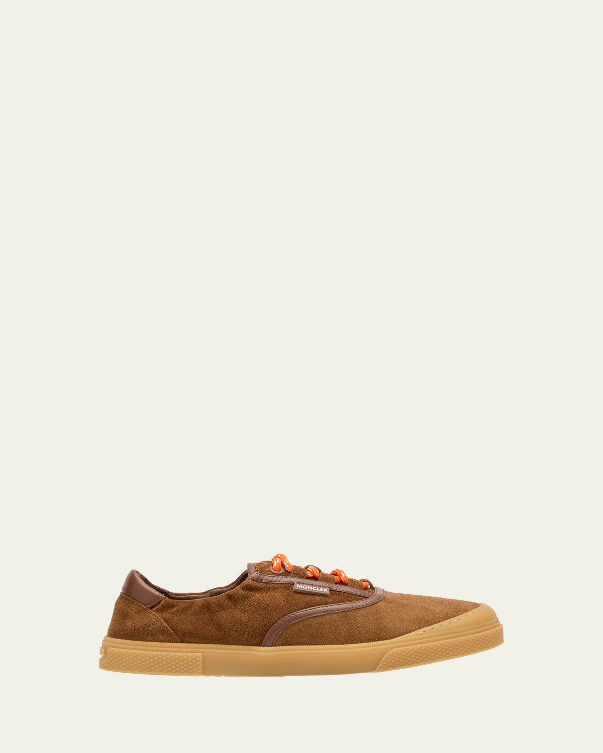 Moncler Vera Leisure Suede Low-Top Sneakers