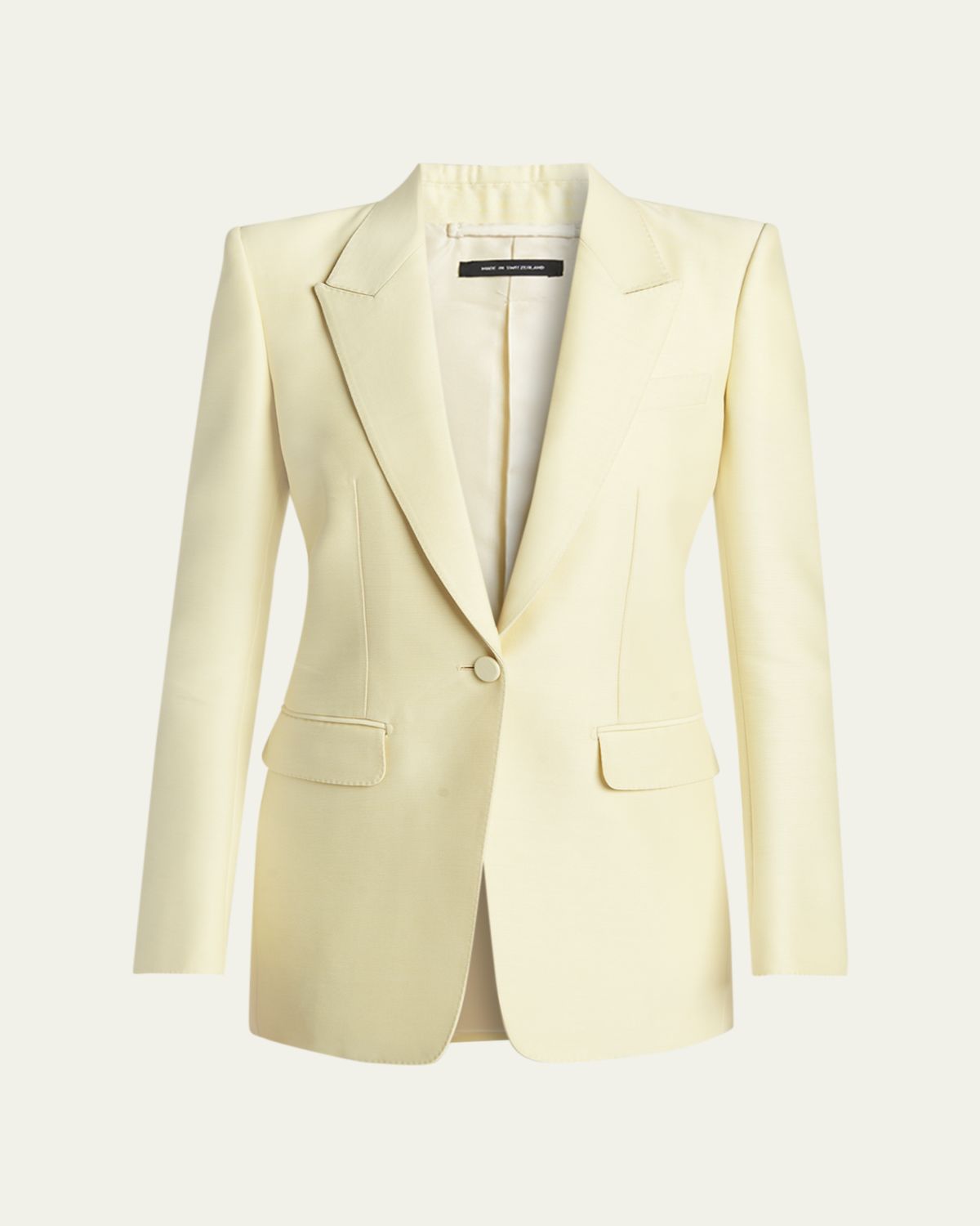 TOM FORD Wool Silk Single-Breasted Jacket
