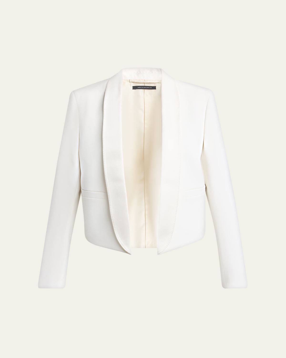 TOM FORD Grain De Poudre Crop Open Blazer