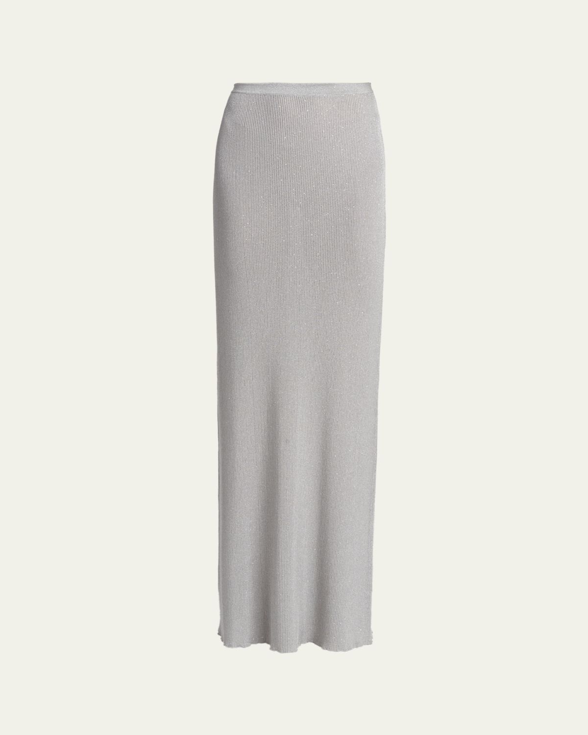 TOM FORD Paillette Ribbed Knit Maxi Skirt