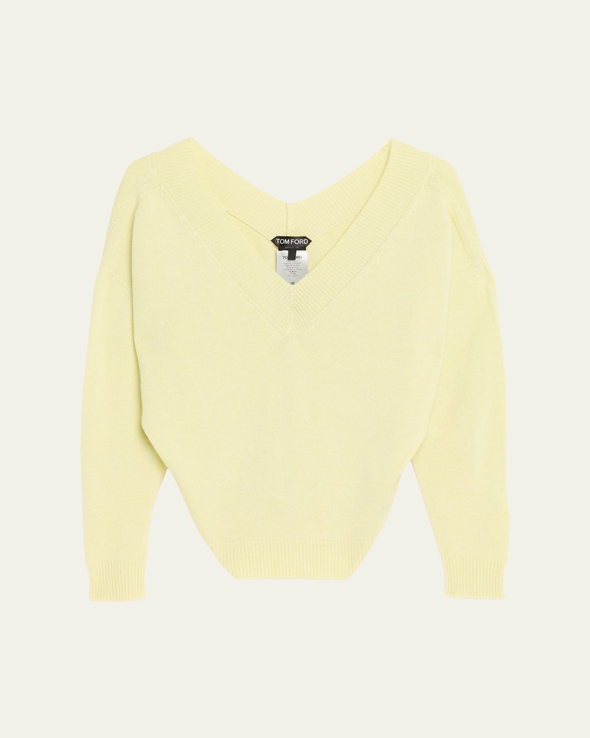 TOM FORD Cashmere Off-The-Shoulder Sweater