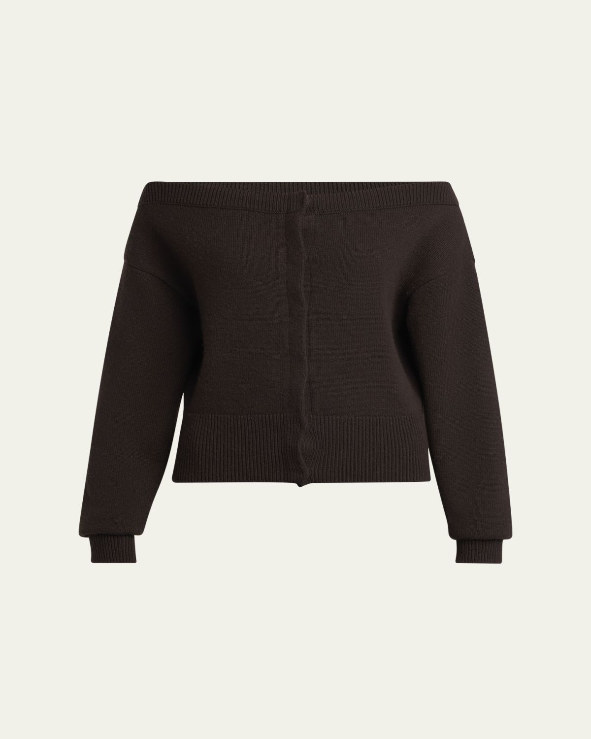 TOM FORD Cashmere Off-The-Shoulder Cardigan