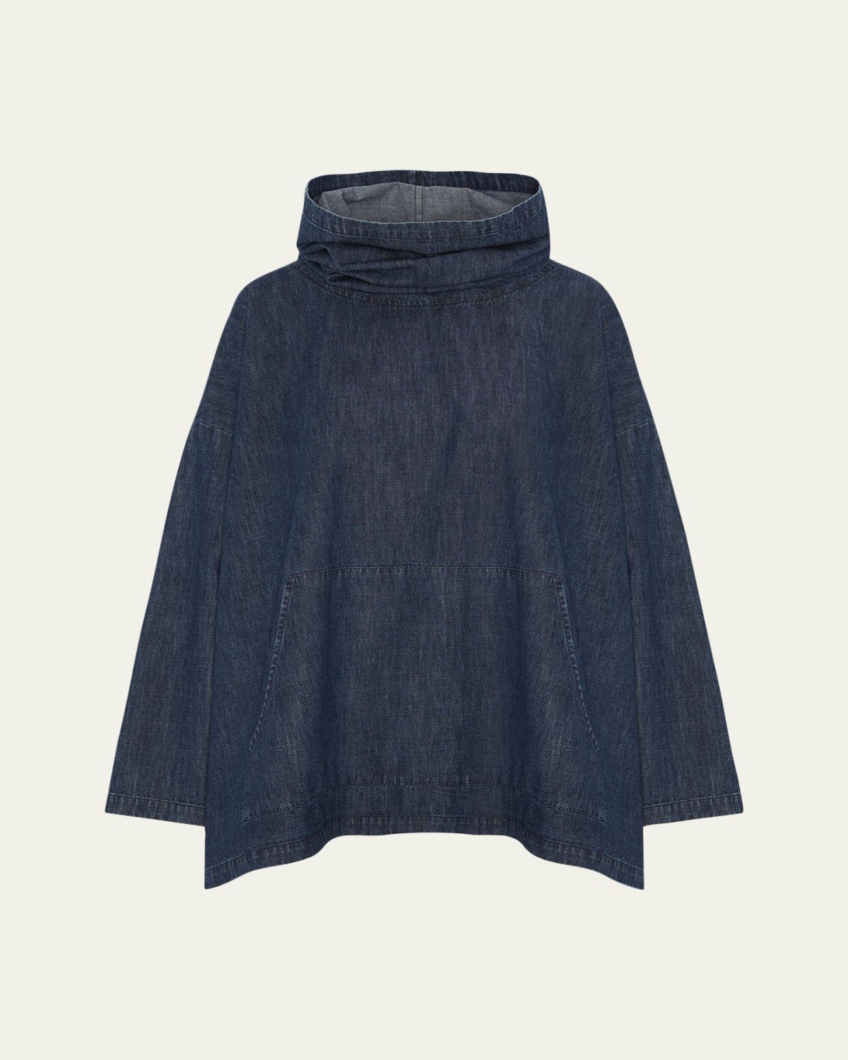 Eskandar Wide A-Line Monks Top (Long Length)