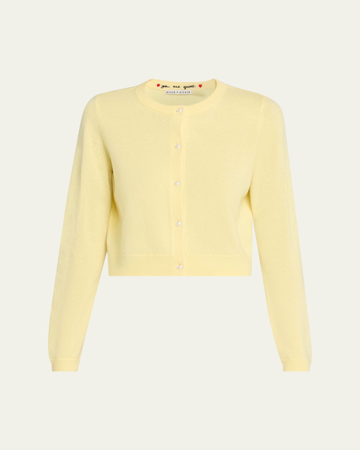 ALICE + OLIVIA Dollie Cashmere Cardigan
