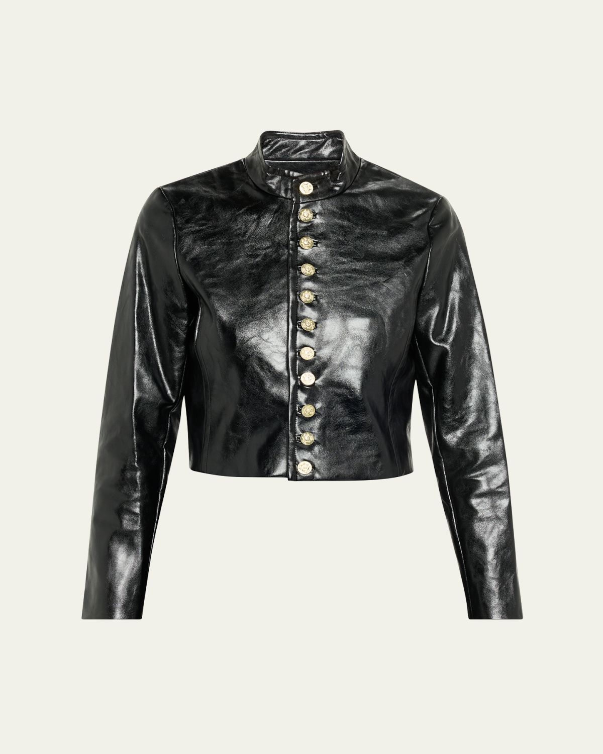 ALICE + OLIVIA Emerson Vegan Leather Jacket