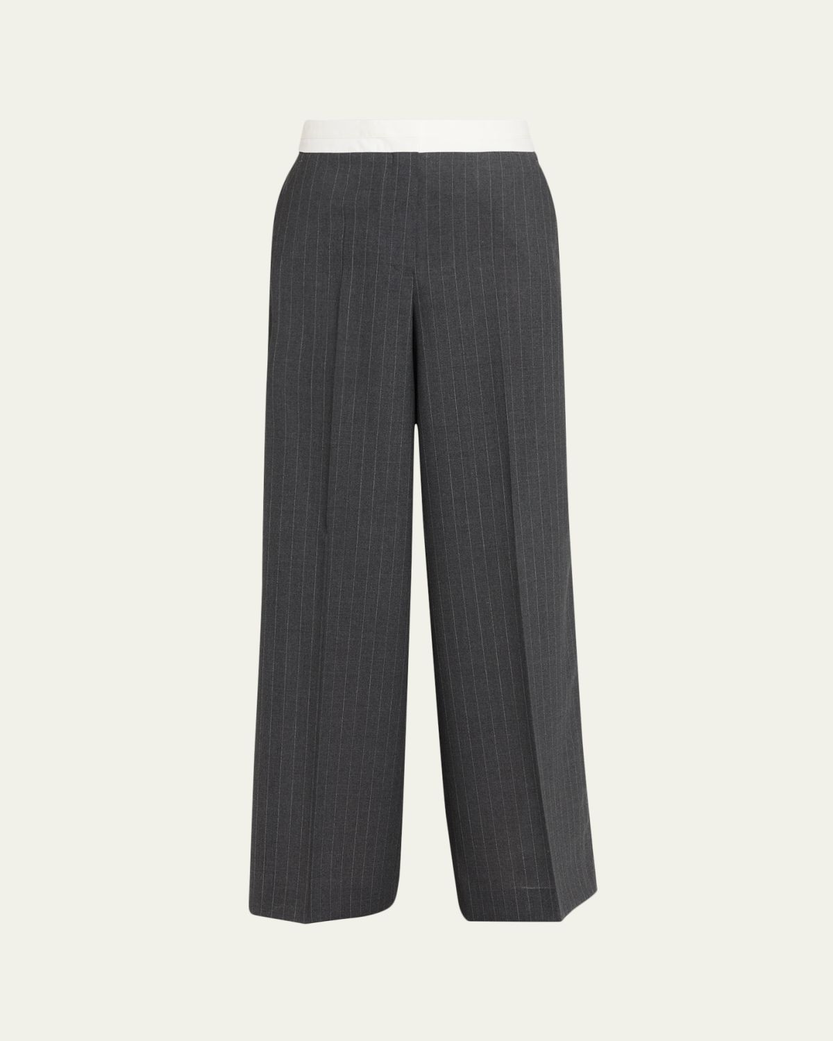 Officine Generale Rosa Pinstripe Wool Pants