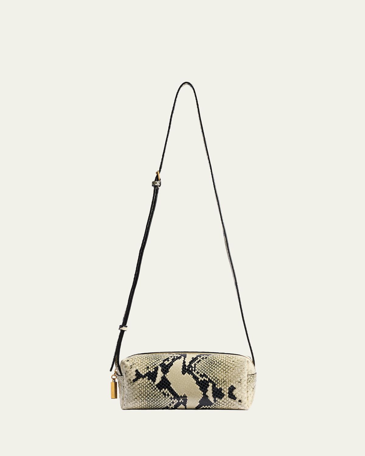 Khaite Kye Mini Python-Embossed Leather Crossbody Bag