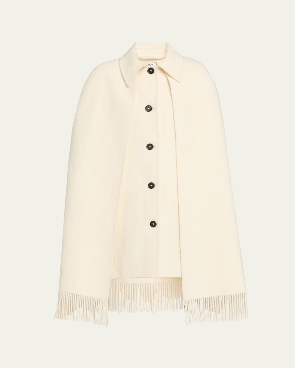 Toteme Fringe Cape Coat