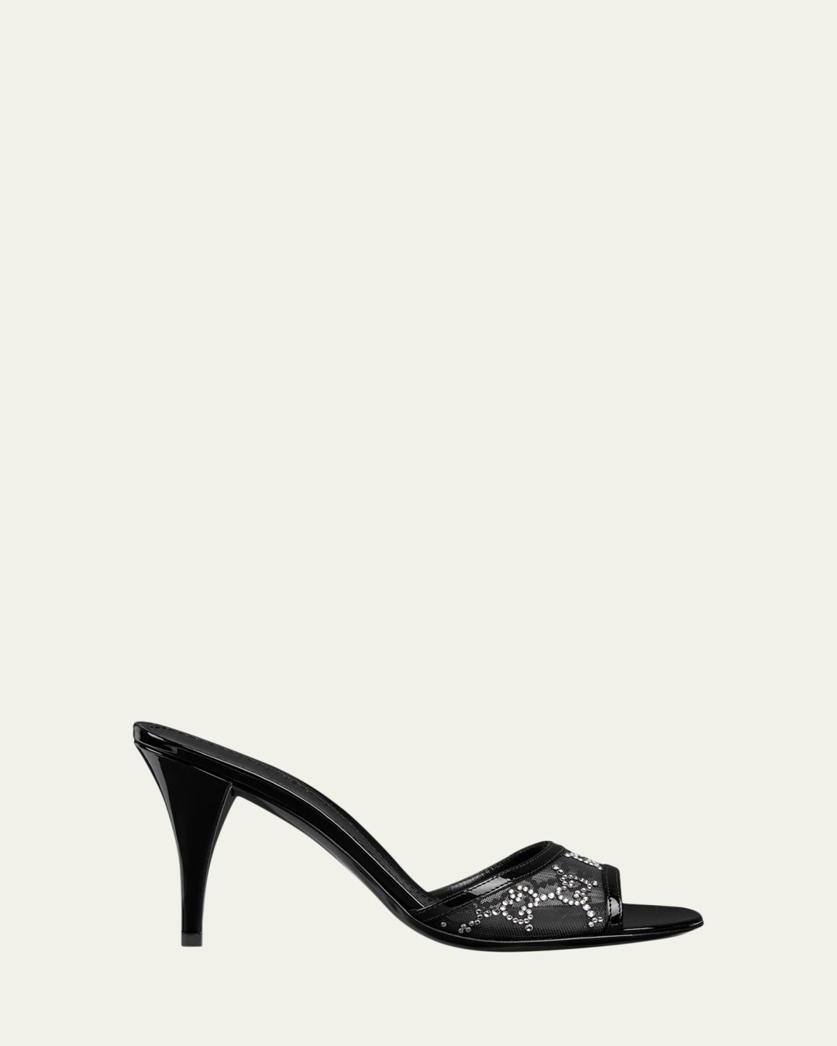 Gucci Erin Jeweled Leather Stiletto Sandals | Thumbnail 4 Gucci Erin Jeweled Leather Stiletto Sandals | Thumbnail 4