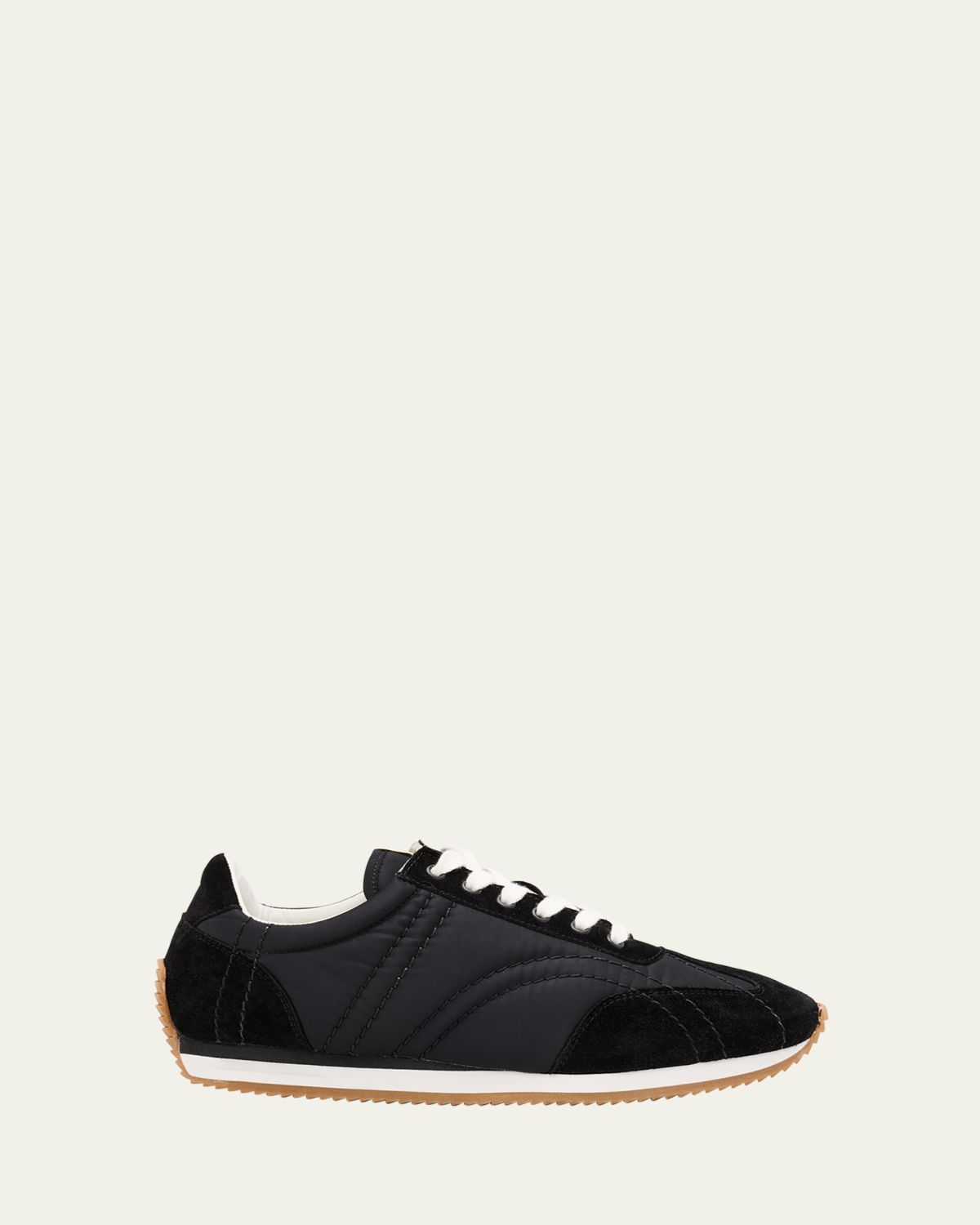 Toteme Sport Monogram Quilted Low-Top Sneakers