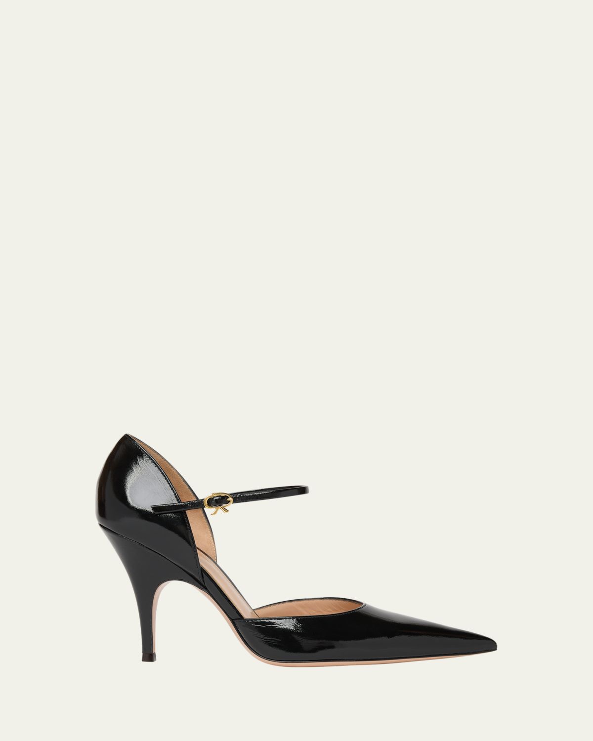 Gianvito Rossi 95mm Sofia Patent Leather d'Orsay Pumps | Thumbnail 4 Gianvito Rossi 95mm Sofia Patent Leather d'Orsay Pumps | Thumbnail 4