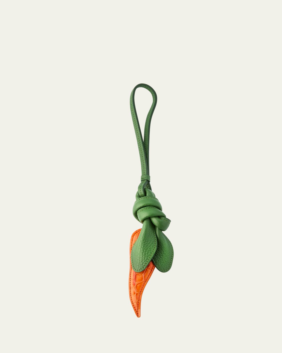 Jacquemus Le Carotte Leather Carrot Bag Charm