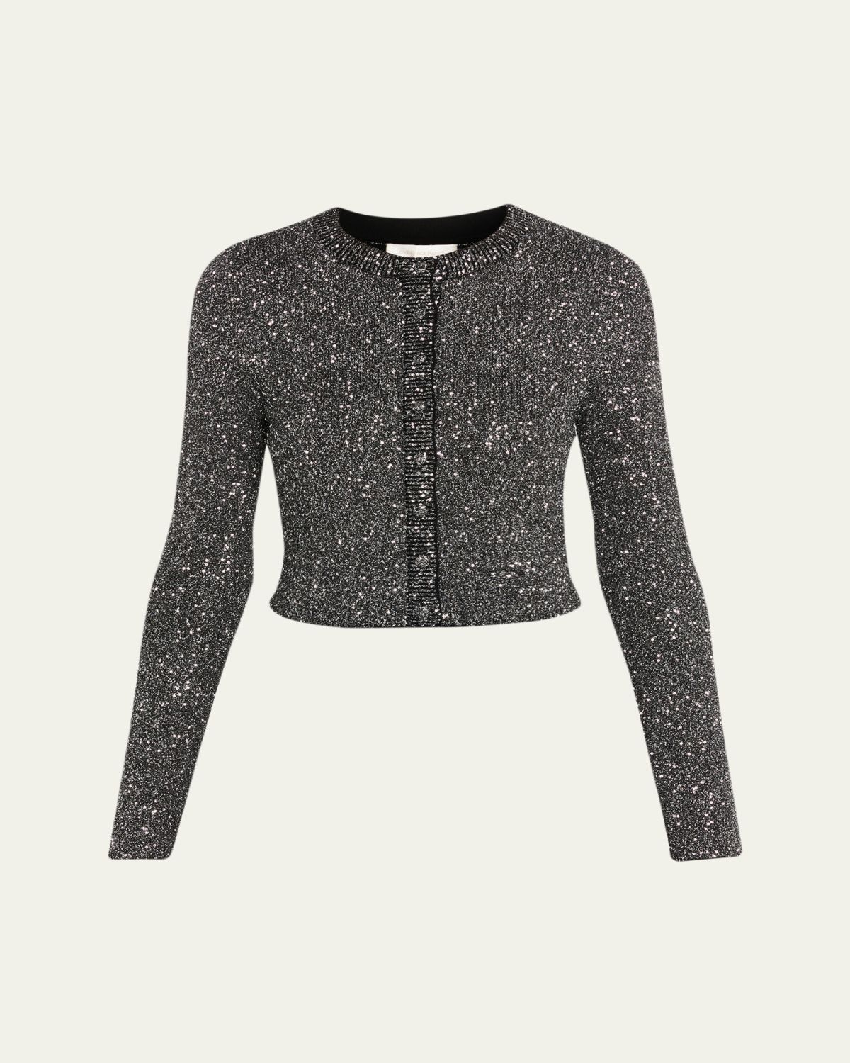 LoveShackFancy Ferra Sequined Knit Cardigan