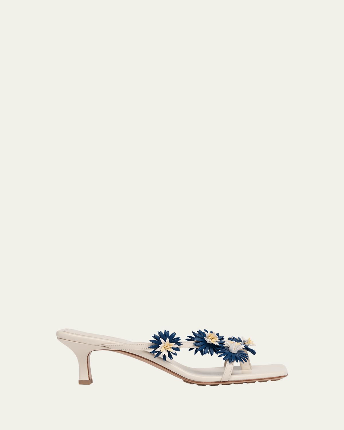 Bottega Veneta Riva Floral Leather Kitten-Heel Sandals | Thumbnail 6 Bottega Veneta Riva Floral Leather Kitten-Heel Sandals | Thumbnail 6