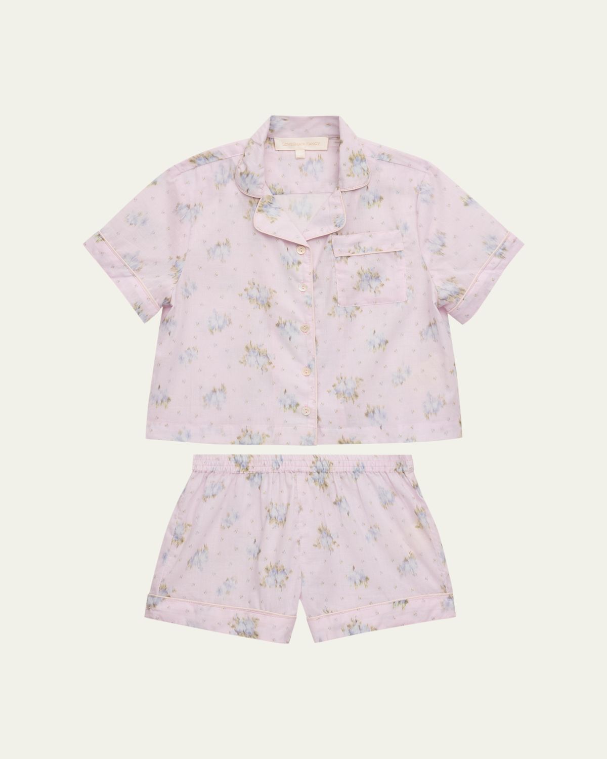 LoveShackFancy Girl's Mini Albana Pajama Set, Size -6 - Women's Clothing