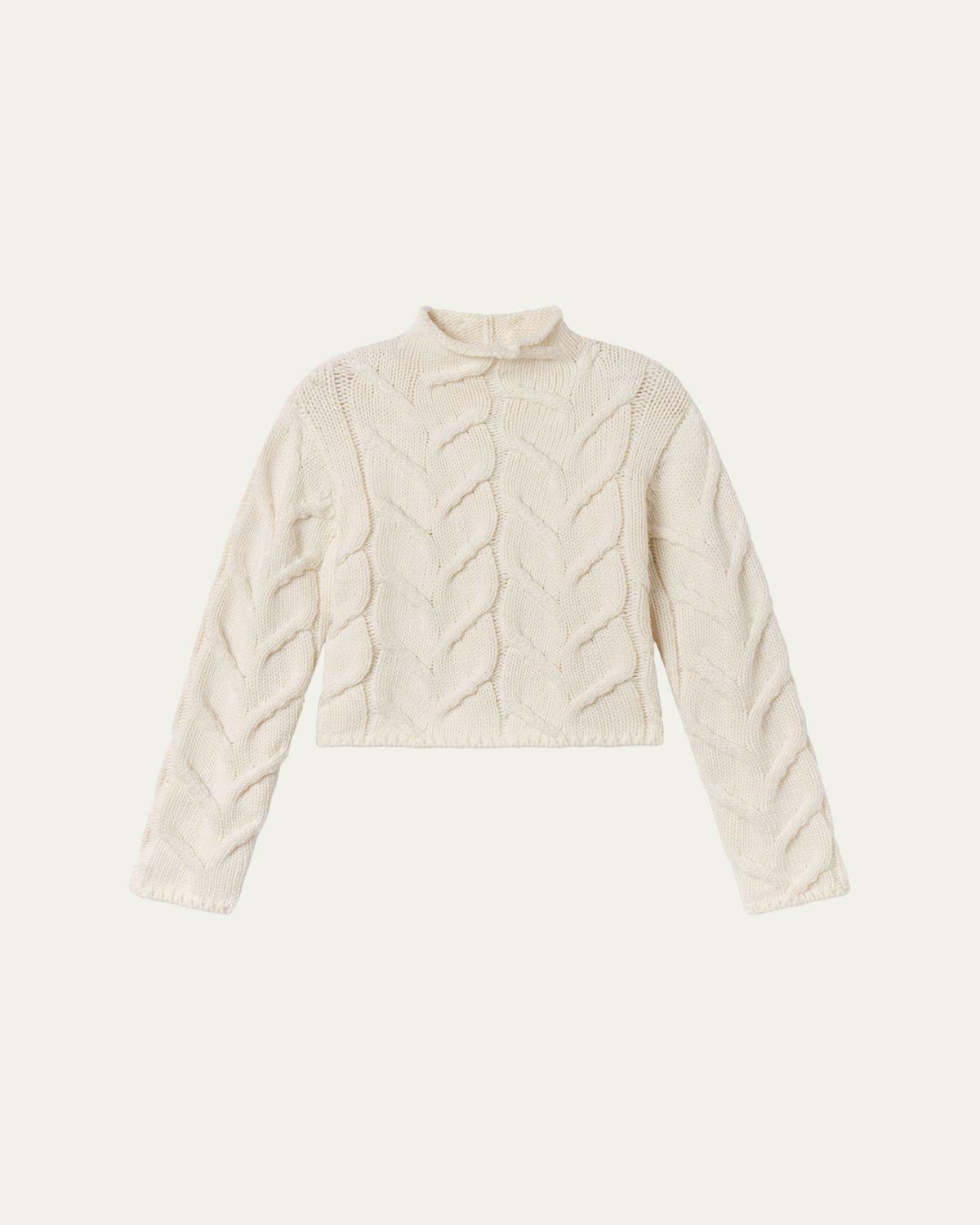 FRAME The Cable Funnel Sweater