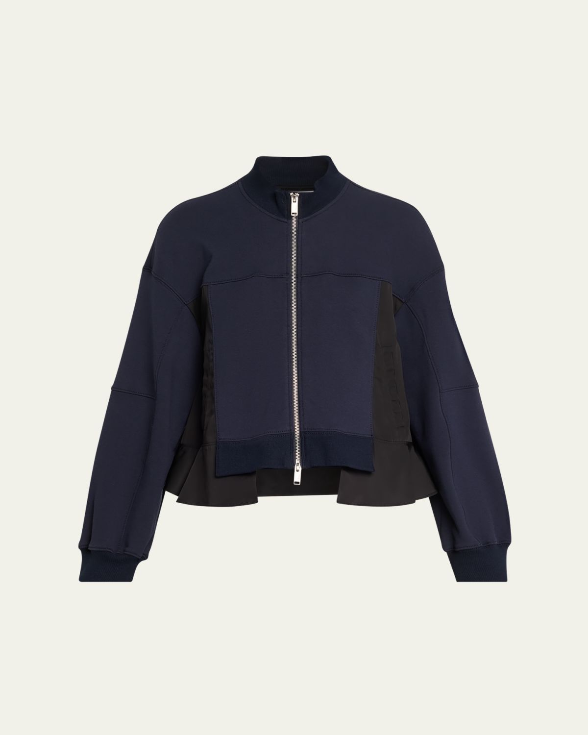 3.1 Phillip Lim Asymmetric Sport Jacket with Ripstop Panels
