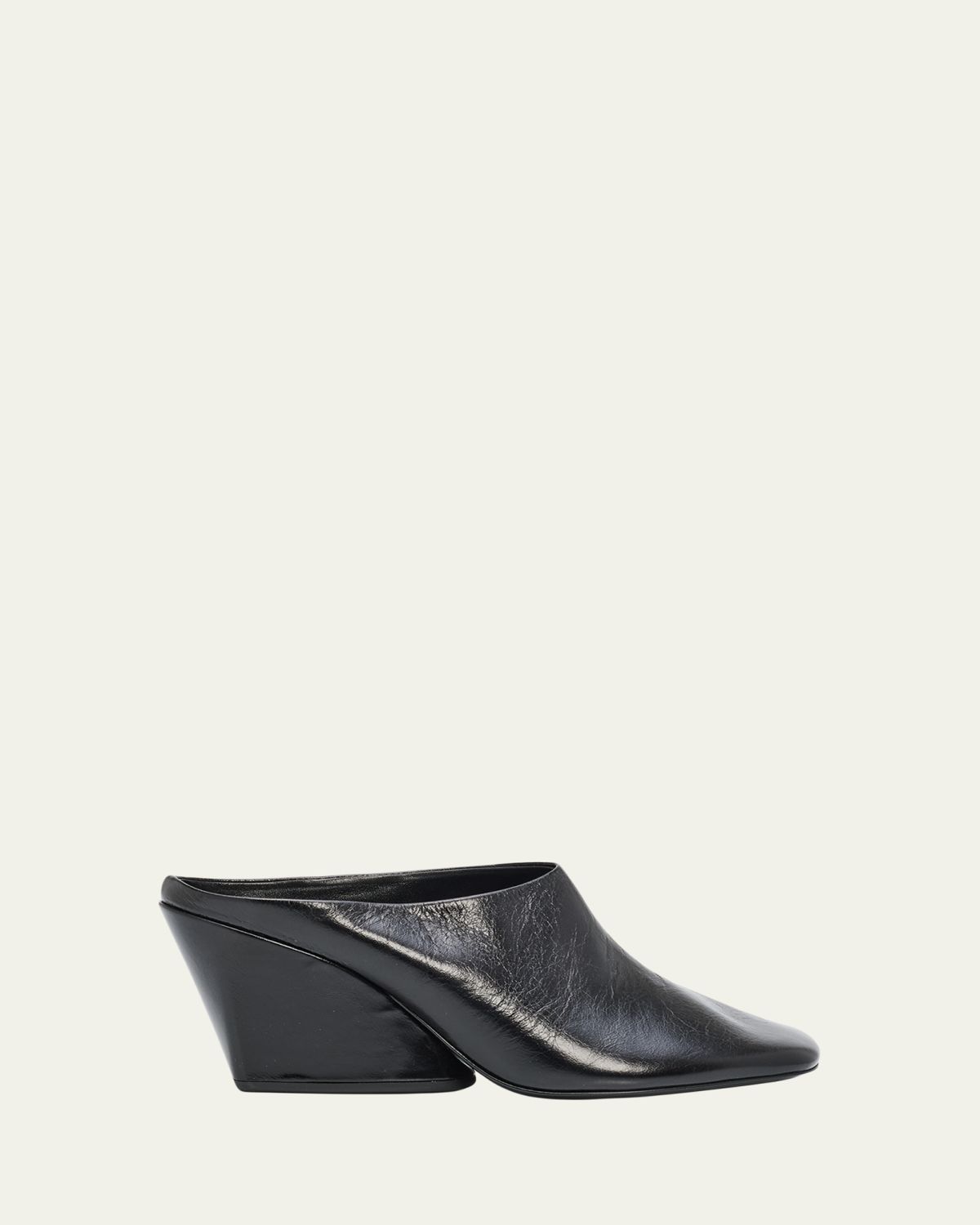 Proenza Schouler Slant Leather Mules