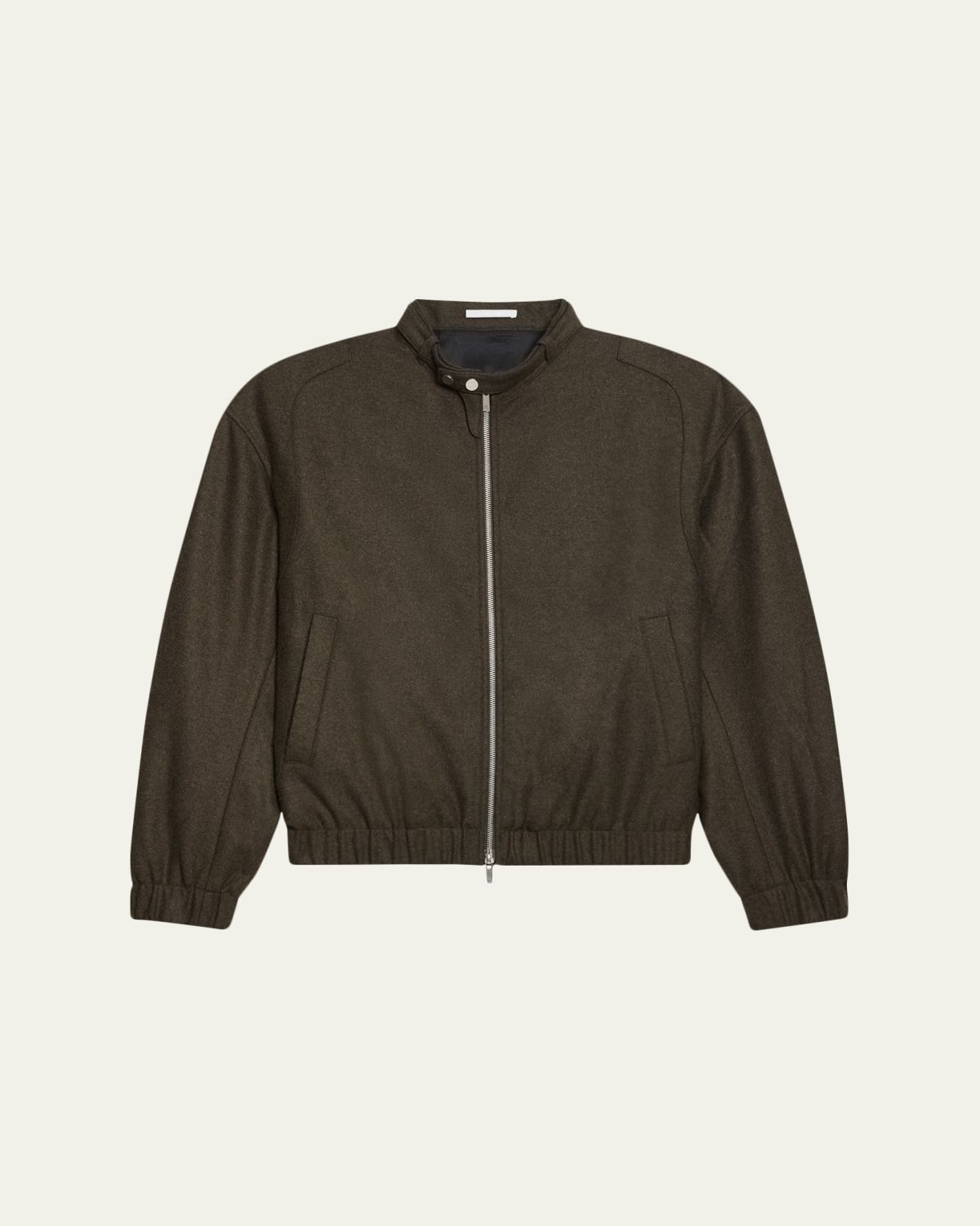 Helmut Lang Men's Belted Wool-Blend Bomber Jacket
