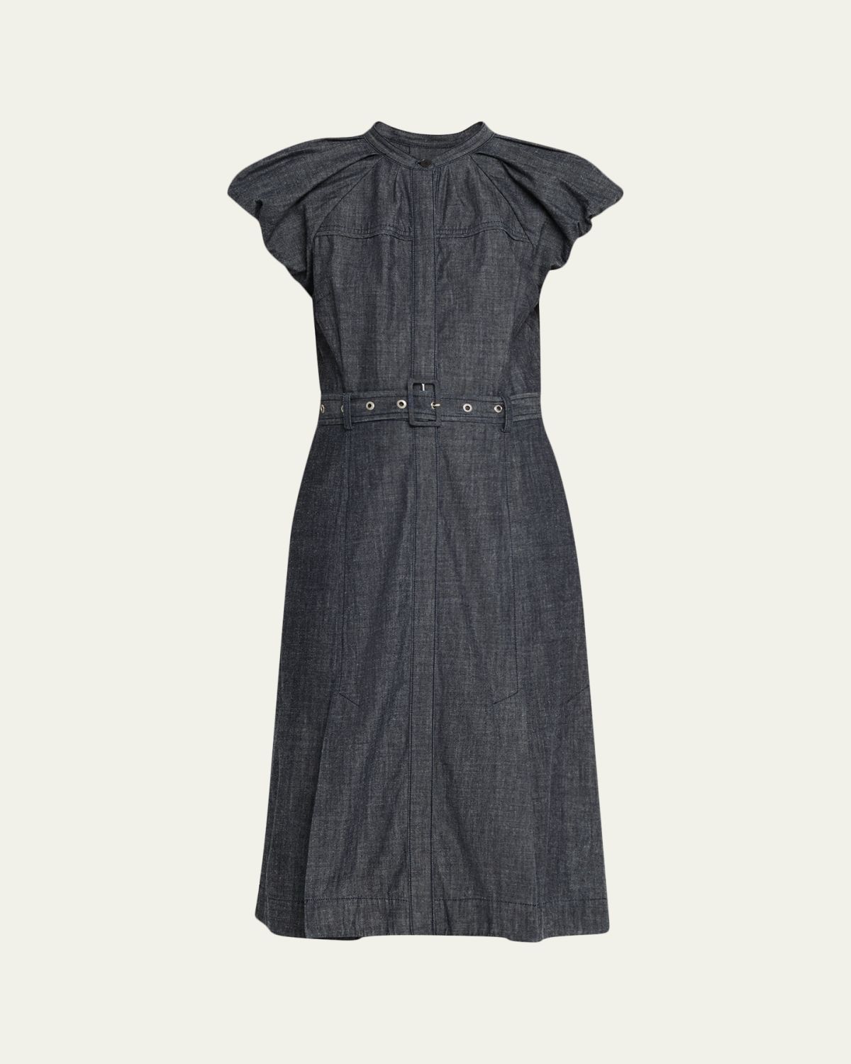 3.1 Phillip Lim Belted Denim Midi Shirtdress