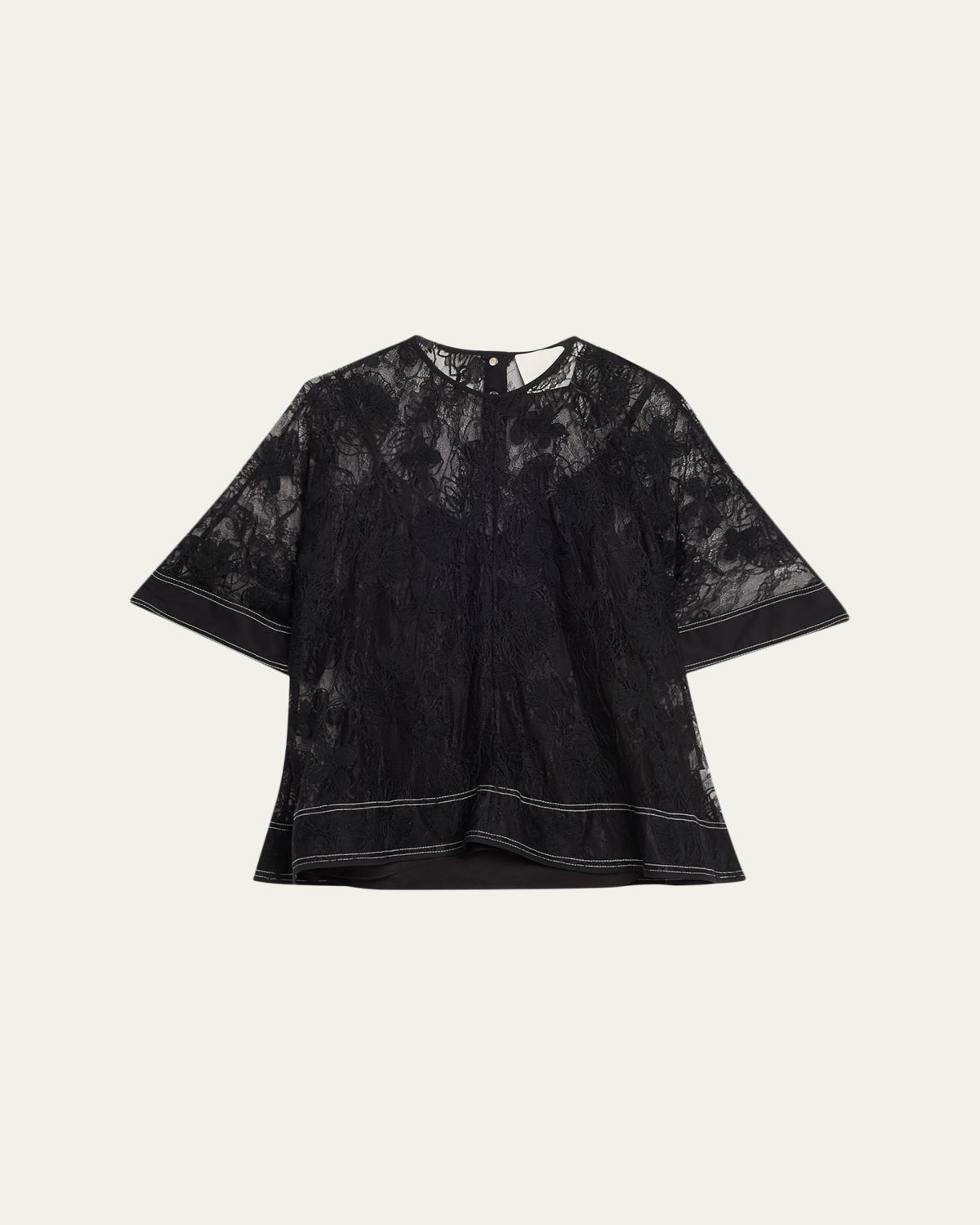 3.1 Phillip Lim Floral Lace Dimensional Blouse