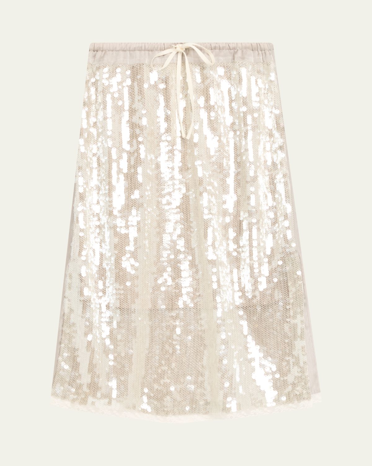 3.1 Phillip Lim Sequined Drawstring Skirt