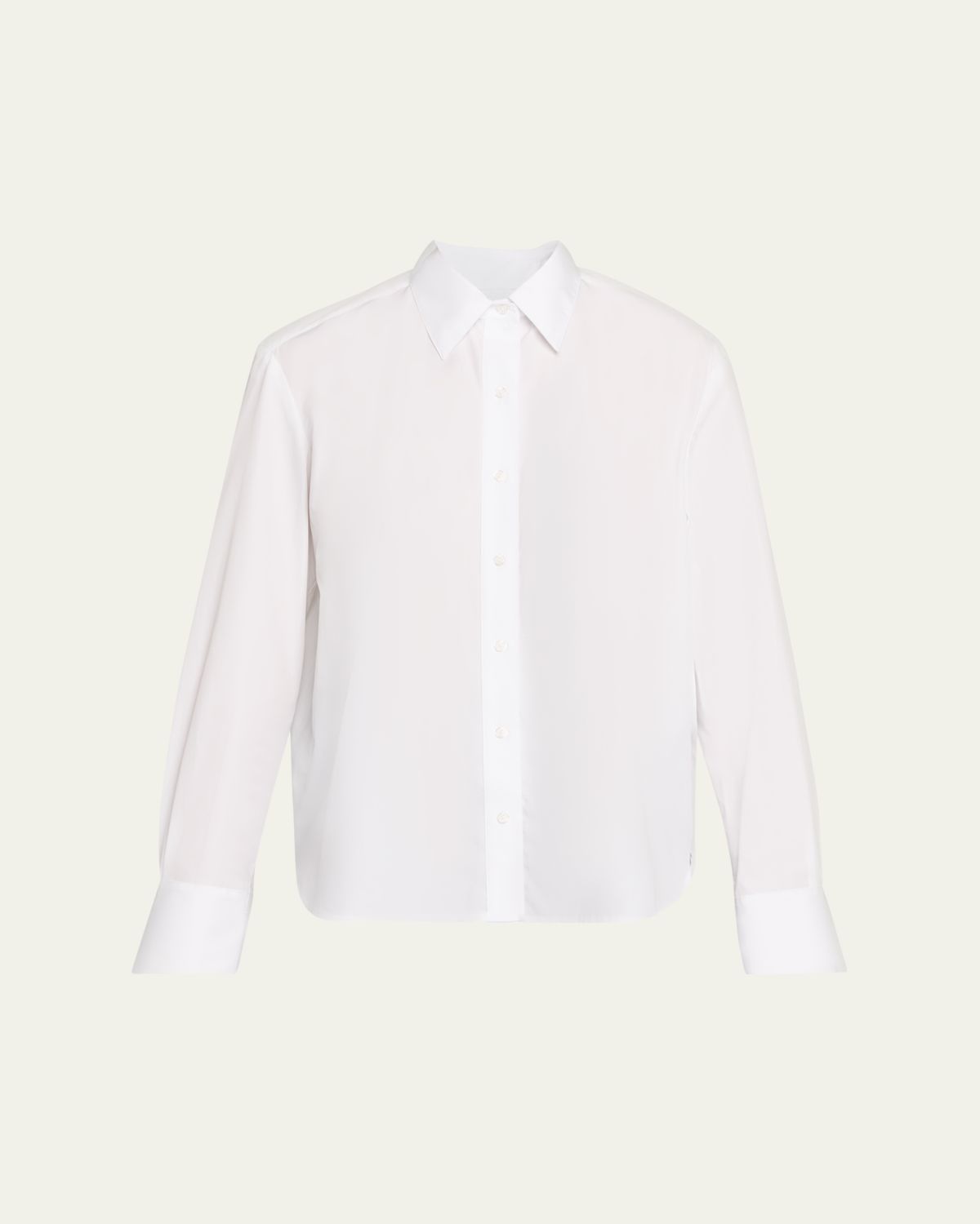 TWP Possetti Superfine Cotton Button-Front Shirt