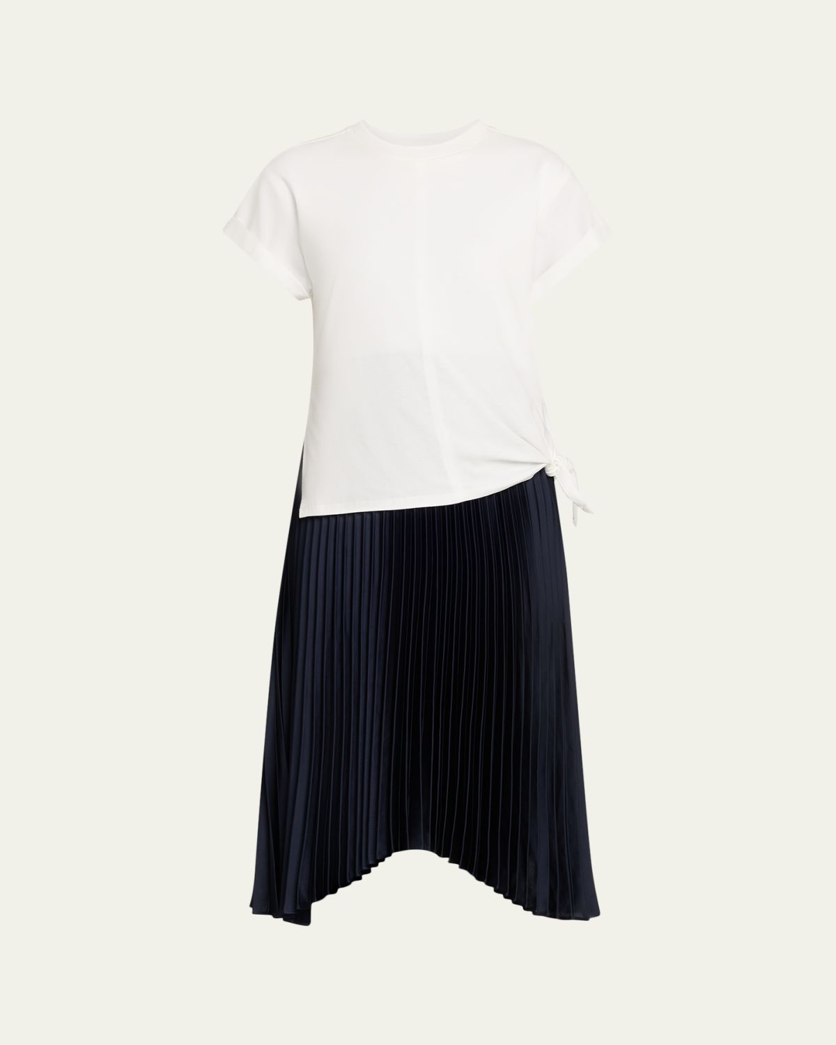 3.1 Phillip Lim Short-Sleeve T-Shirt Combo Midi Dress