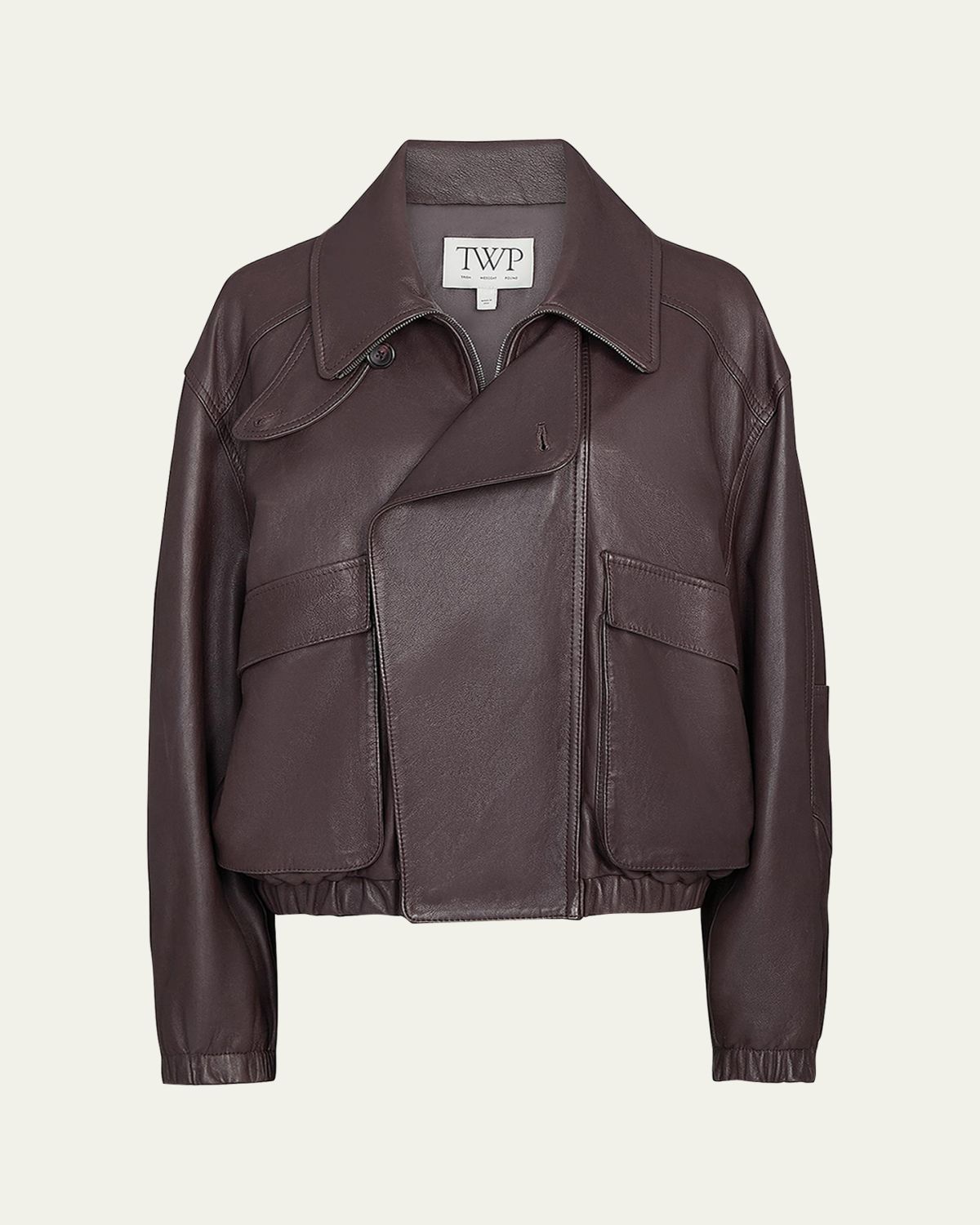 TWP Hunter Bomber Jacket in Dolce Leather