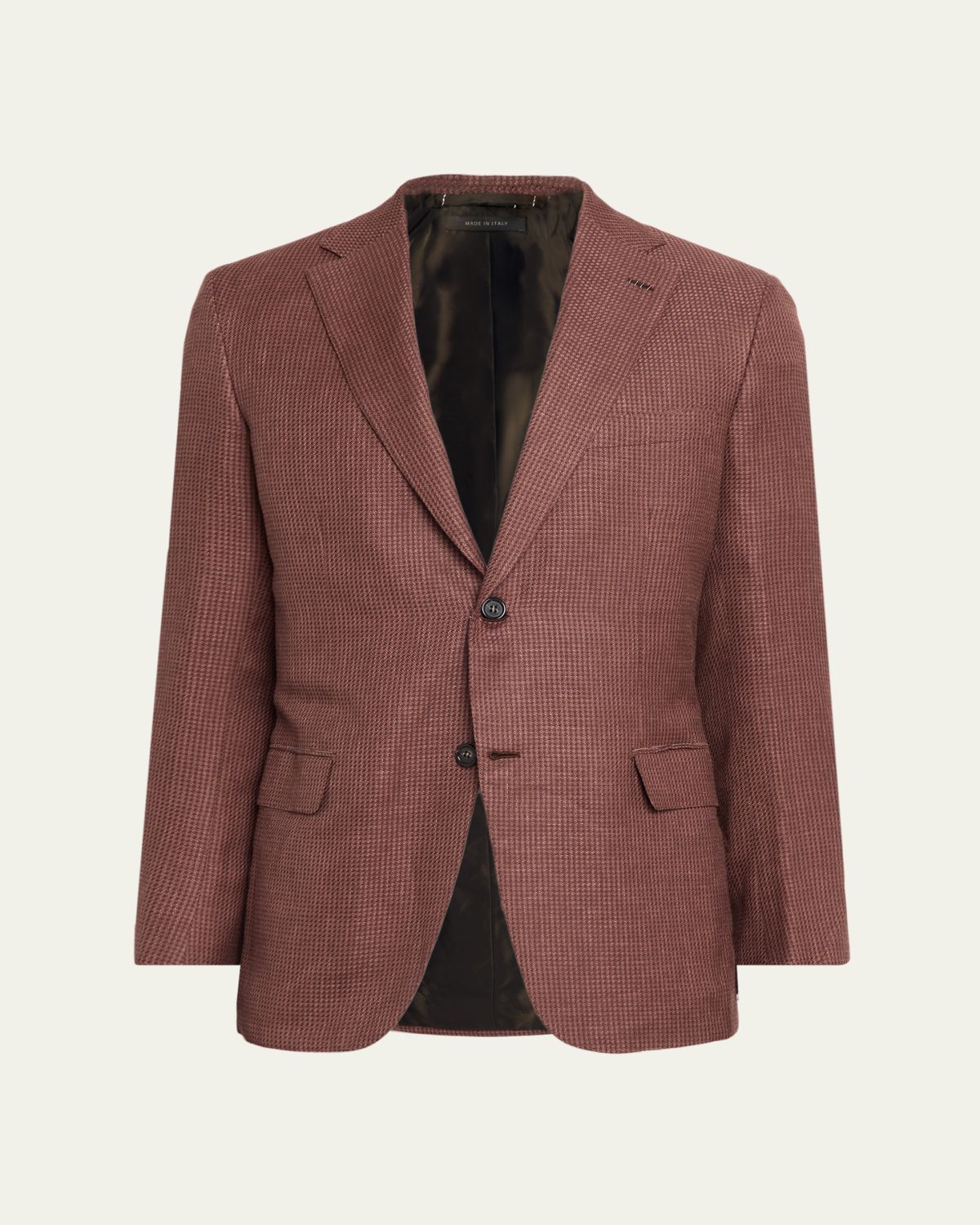 Brioni Men's Ravello Textured Single-Breasted Blazer | Thumbnail 6 Brioni Men's Ravello Textured Single-Breasted Blazer | Thumbnail 6
