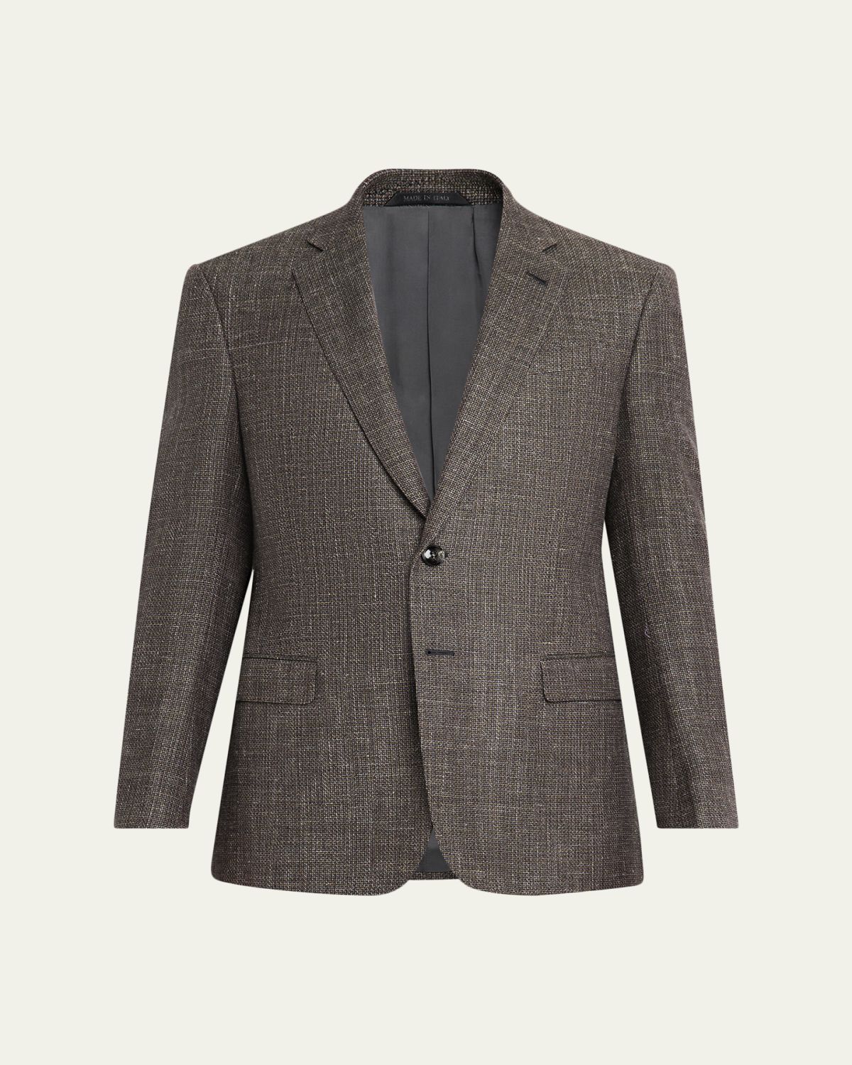 Giorgio Armani Men's Soft Line Wool and Silk Single-Breasted Sport Coat